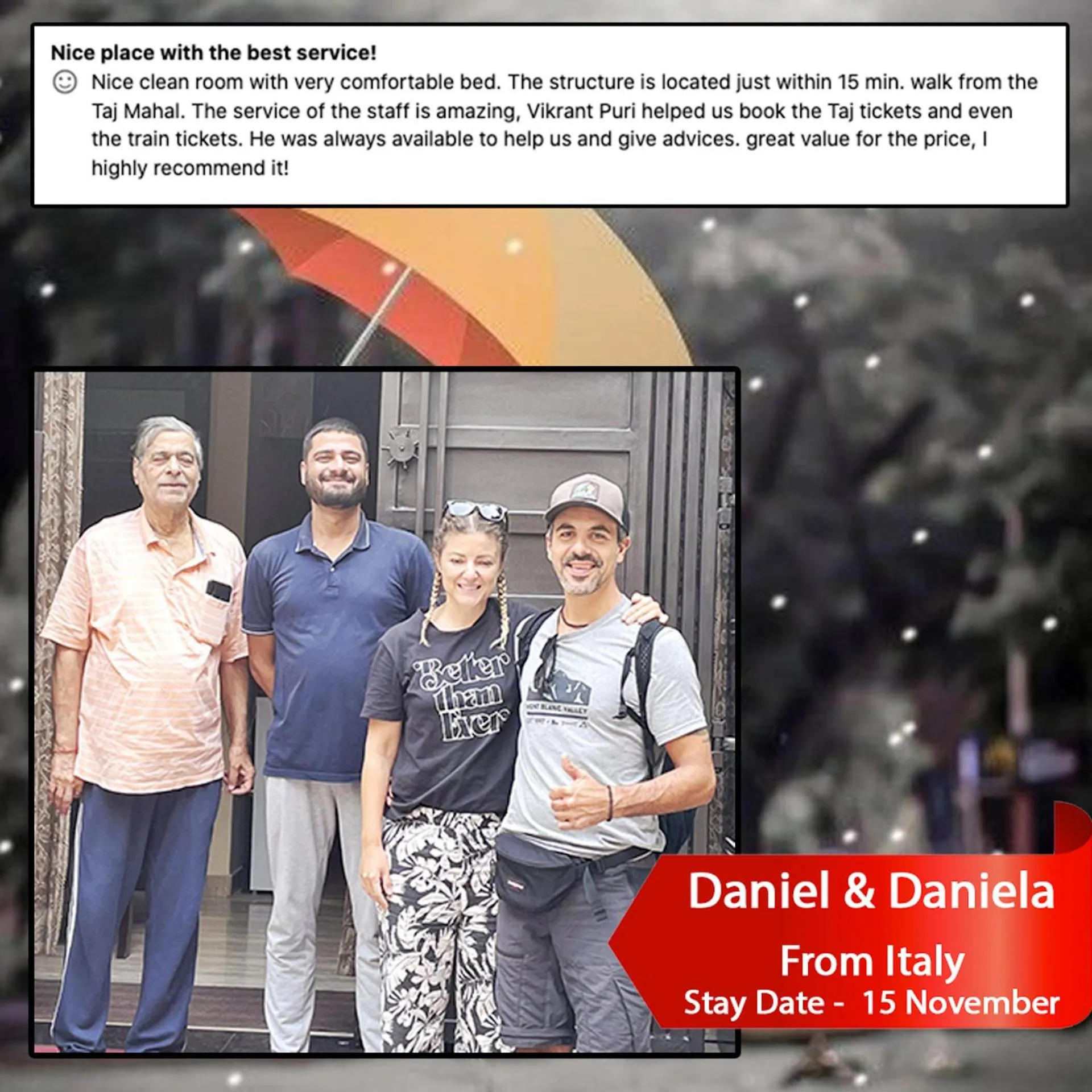 Guests in The Orchid Retreat