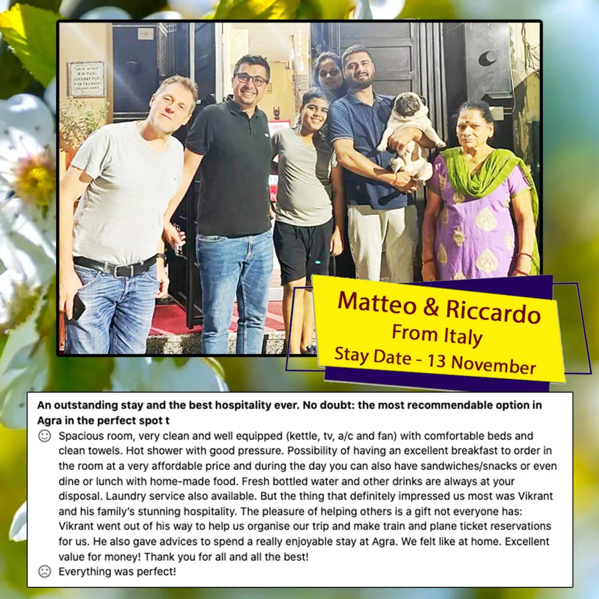 Guests in The Orchid Retreat