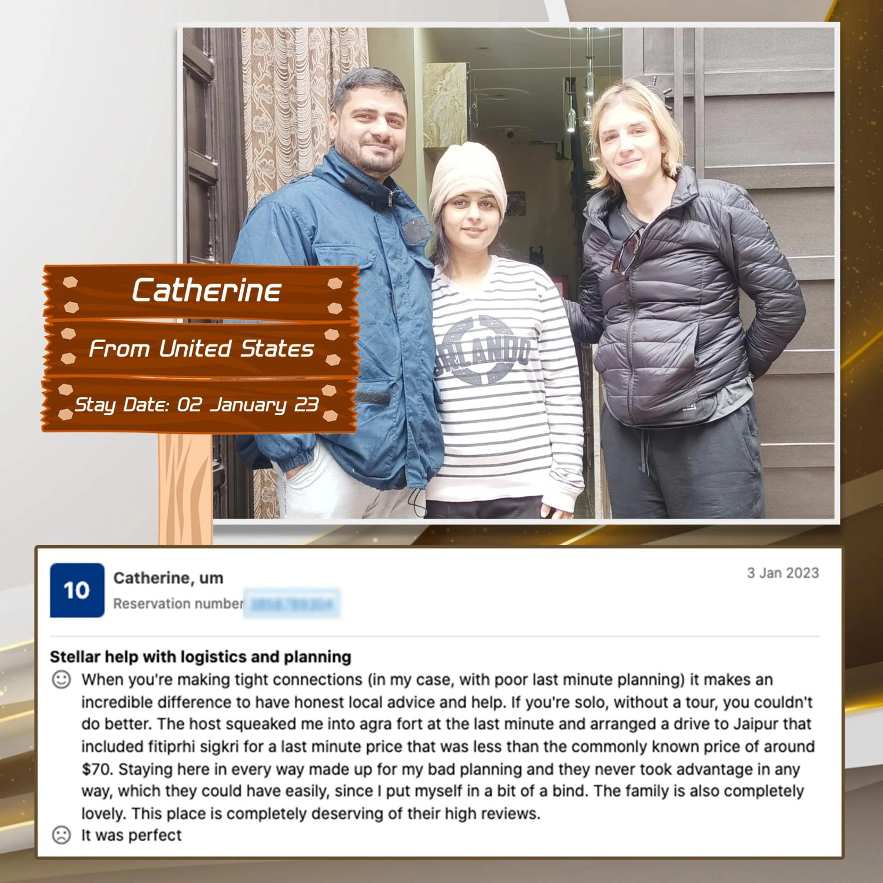 Guests in The Orchid Retreat