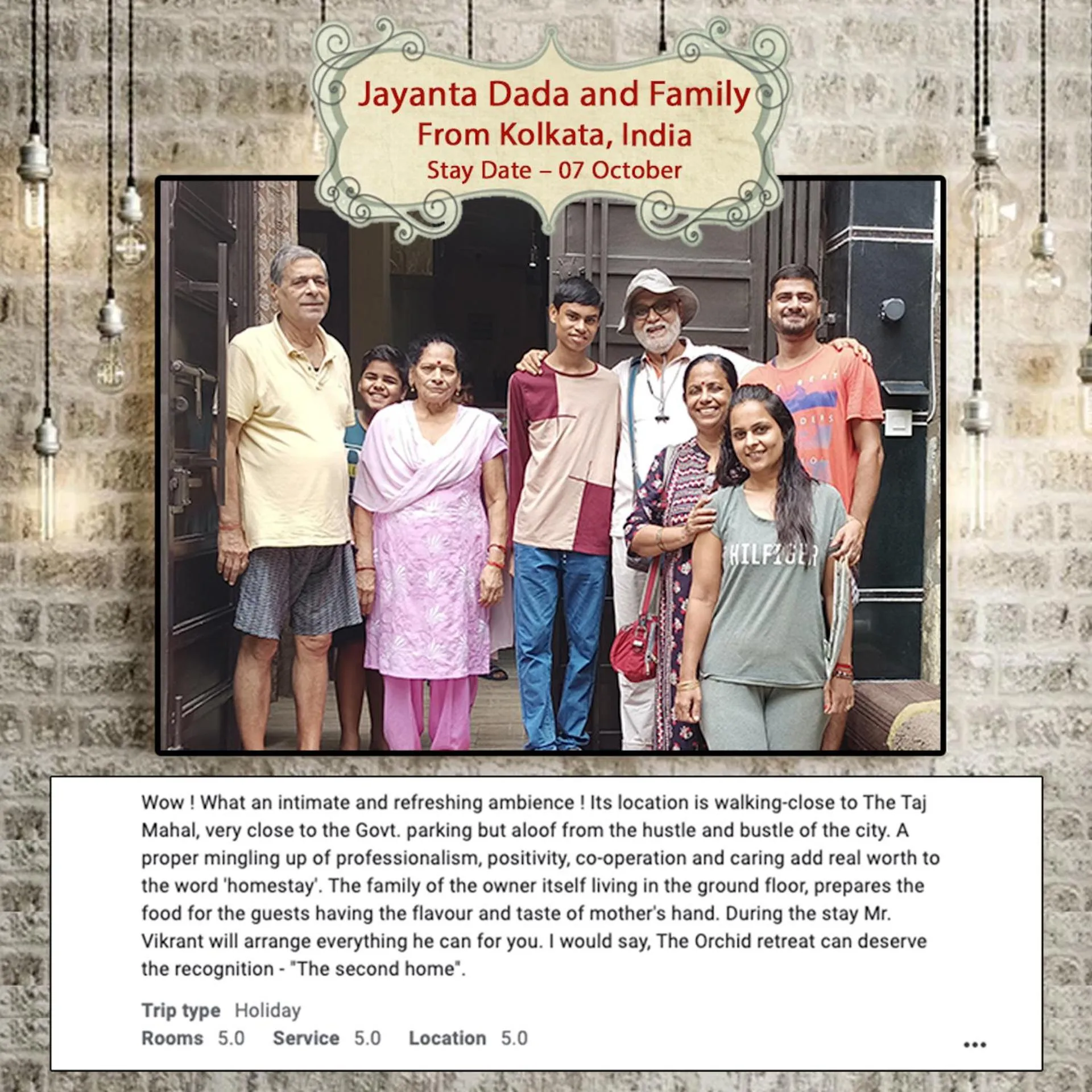 Guests in The Orchid Retreat