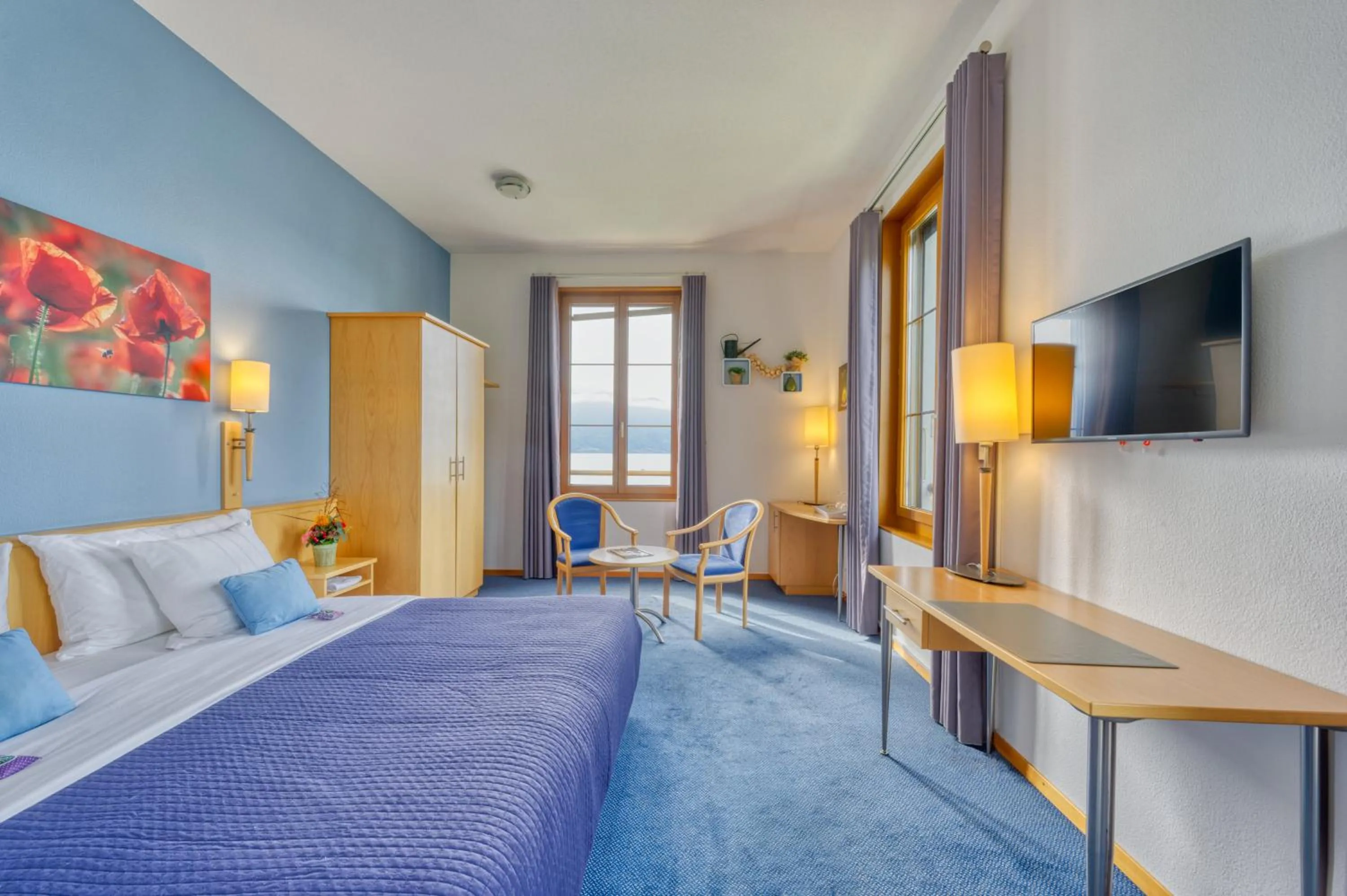 Bed in Hôtel Bon Rivage