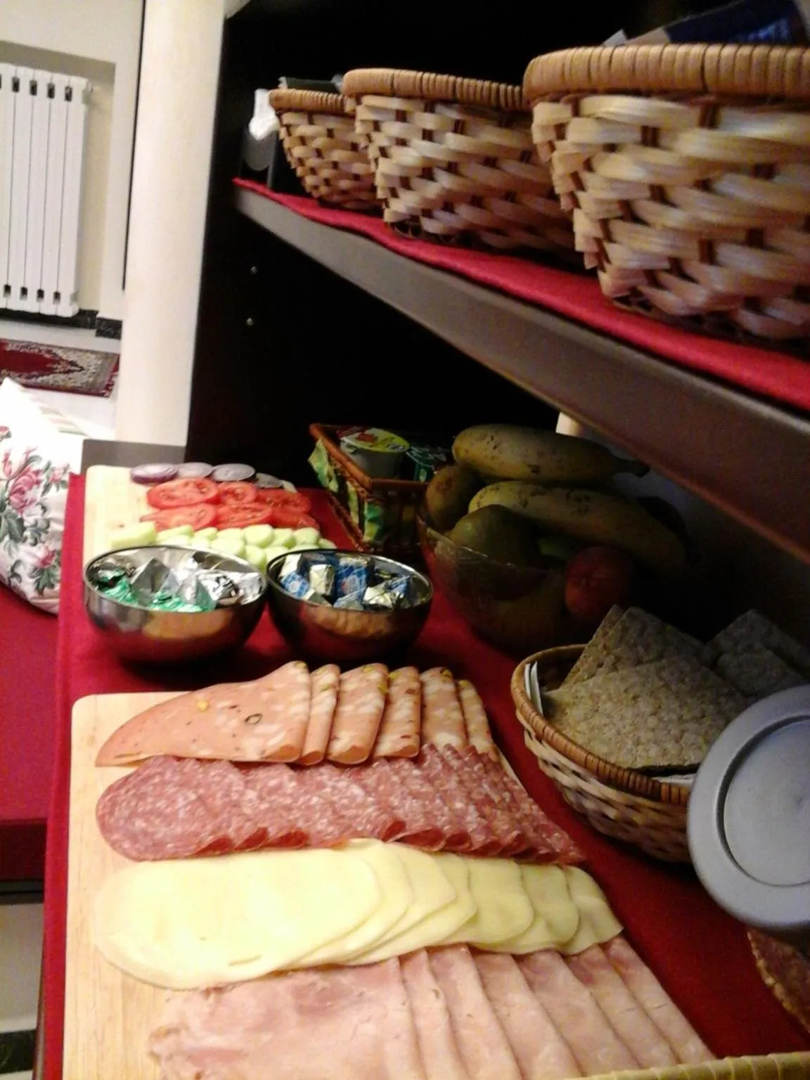 Continental breakfast in B&B Porta di Mare