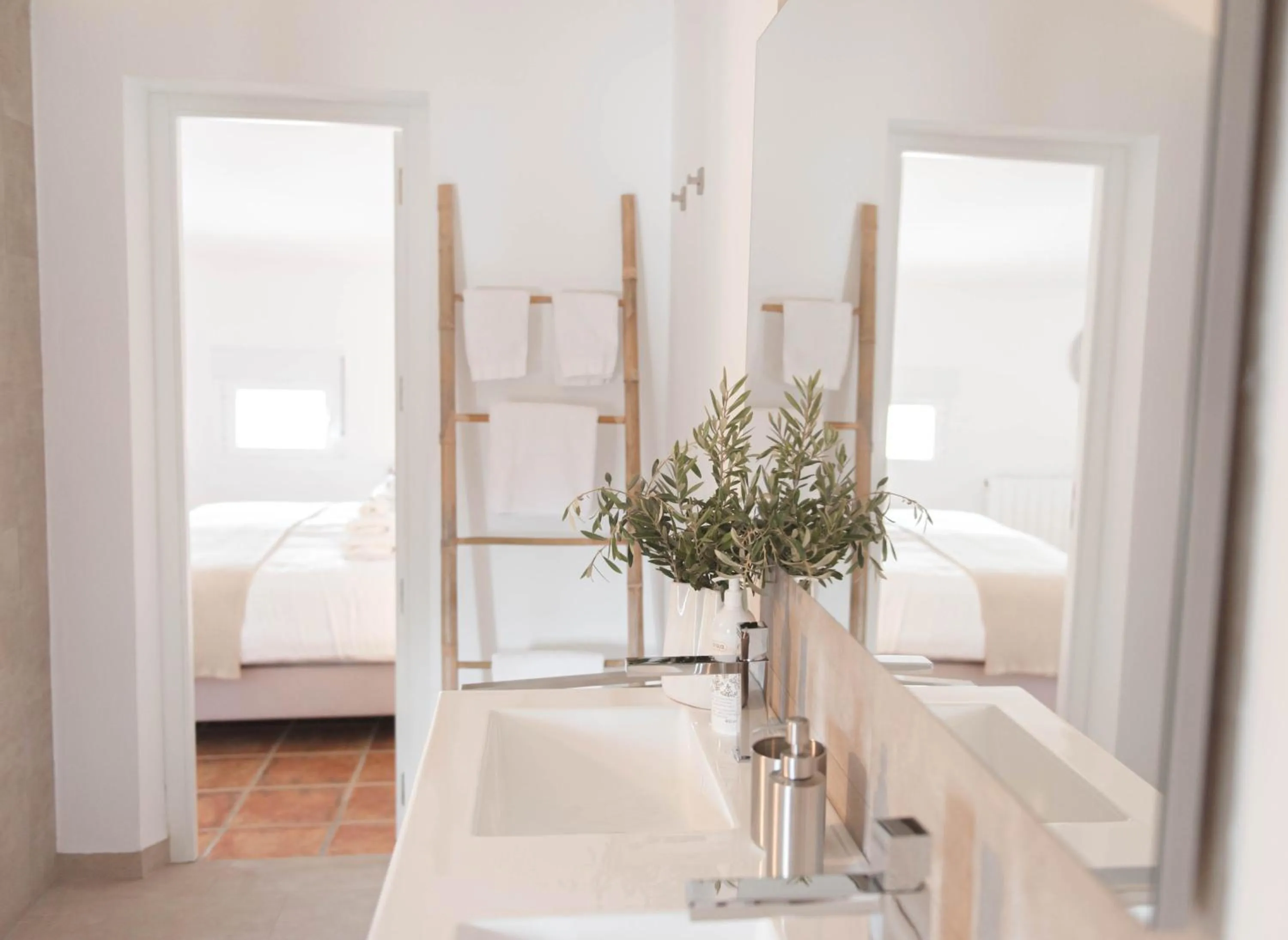 Bathroom, Bed in Boutique Bed & Breakfast Casa Paco - adults only