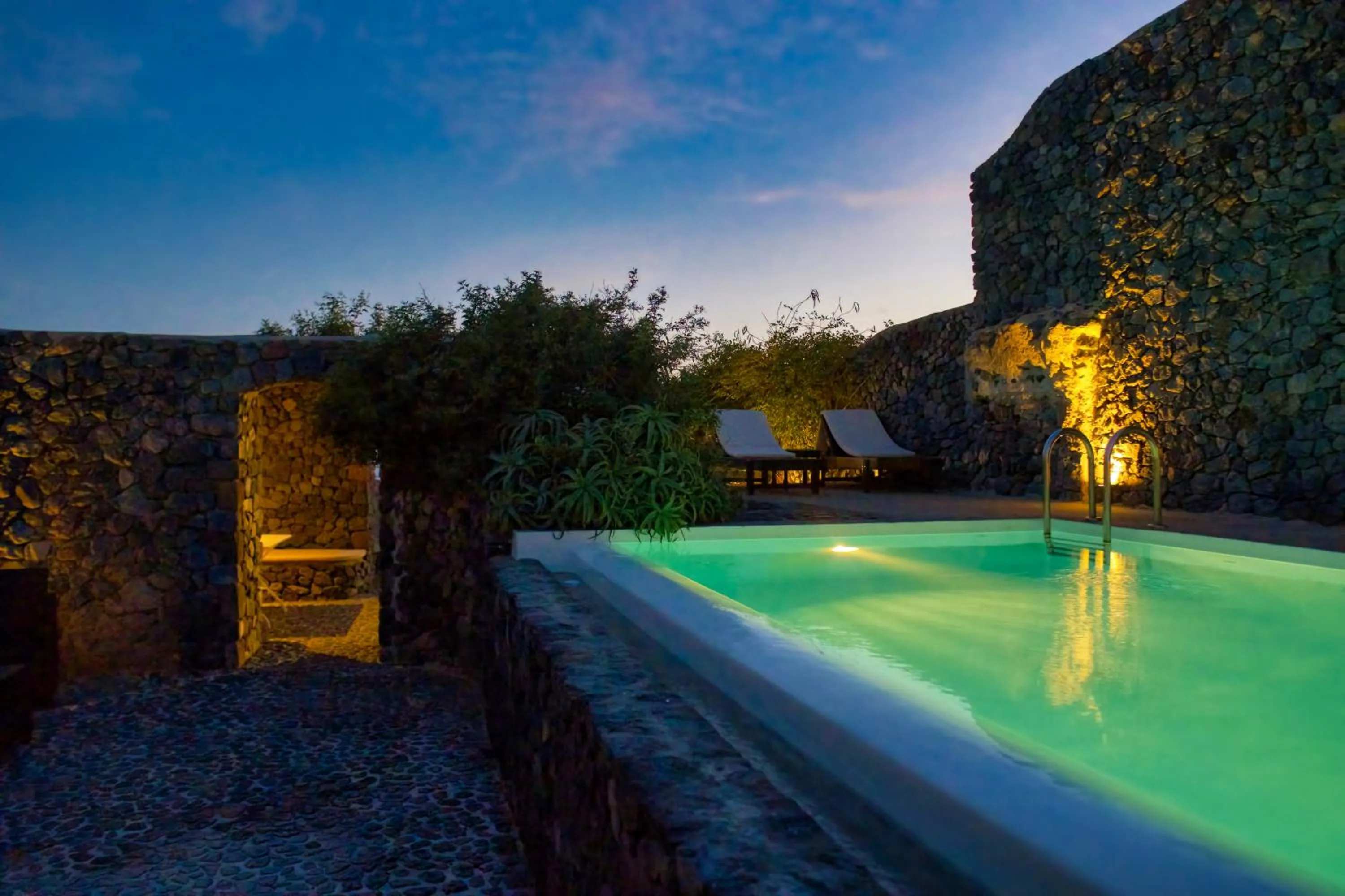 Swimming pool in Santorini Heritage Villas