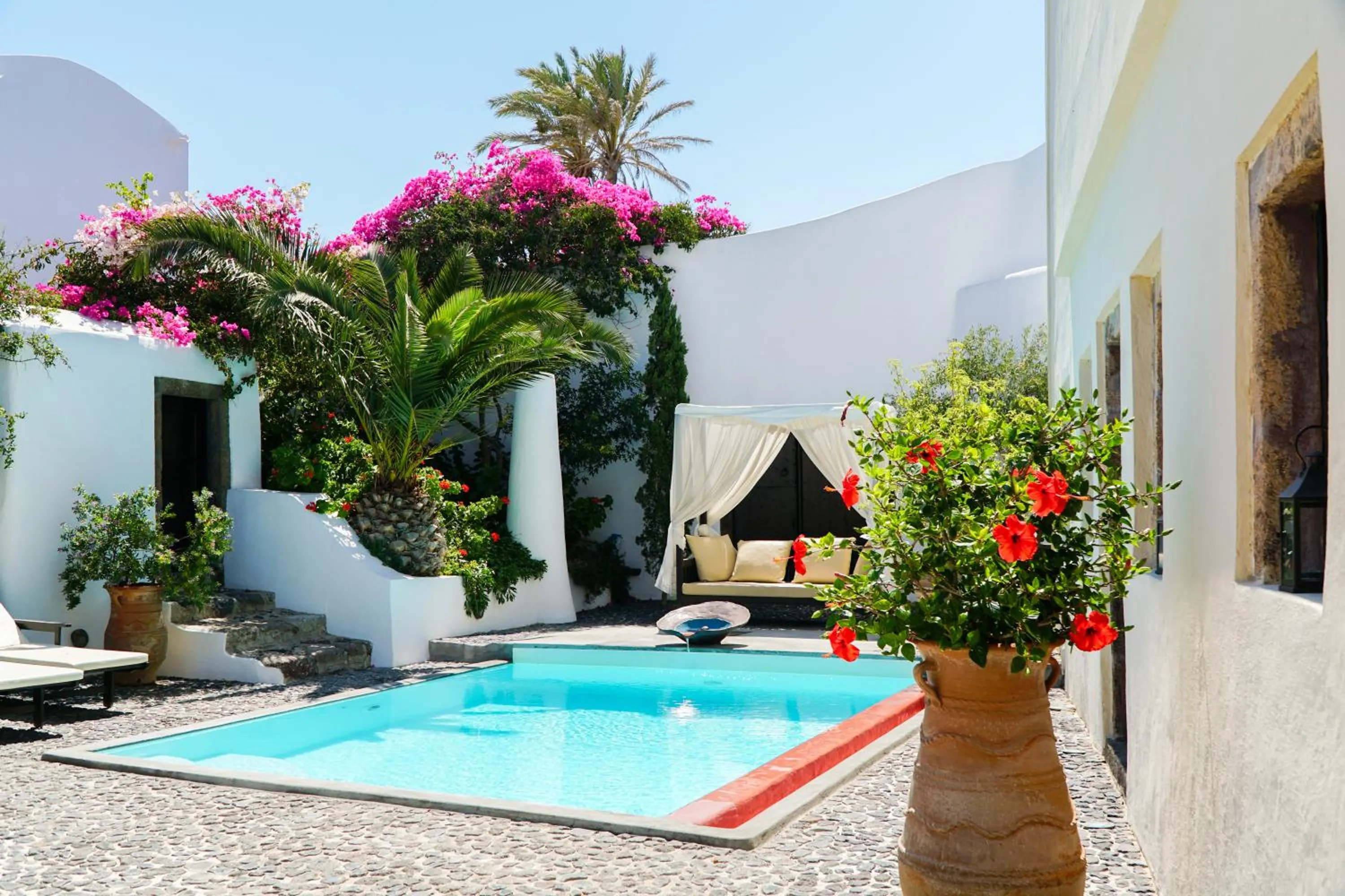 Swimming pool in Santorini Heritage Villas