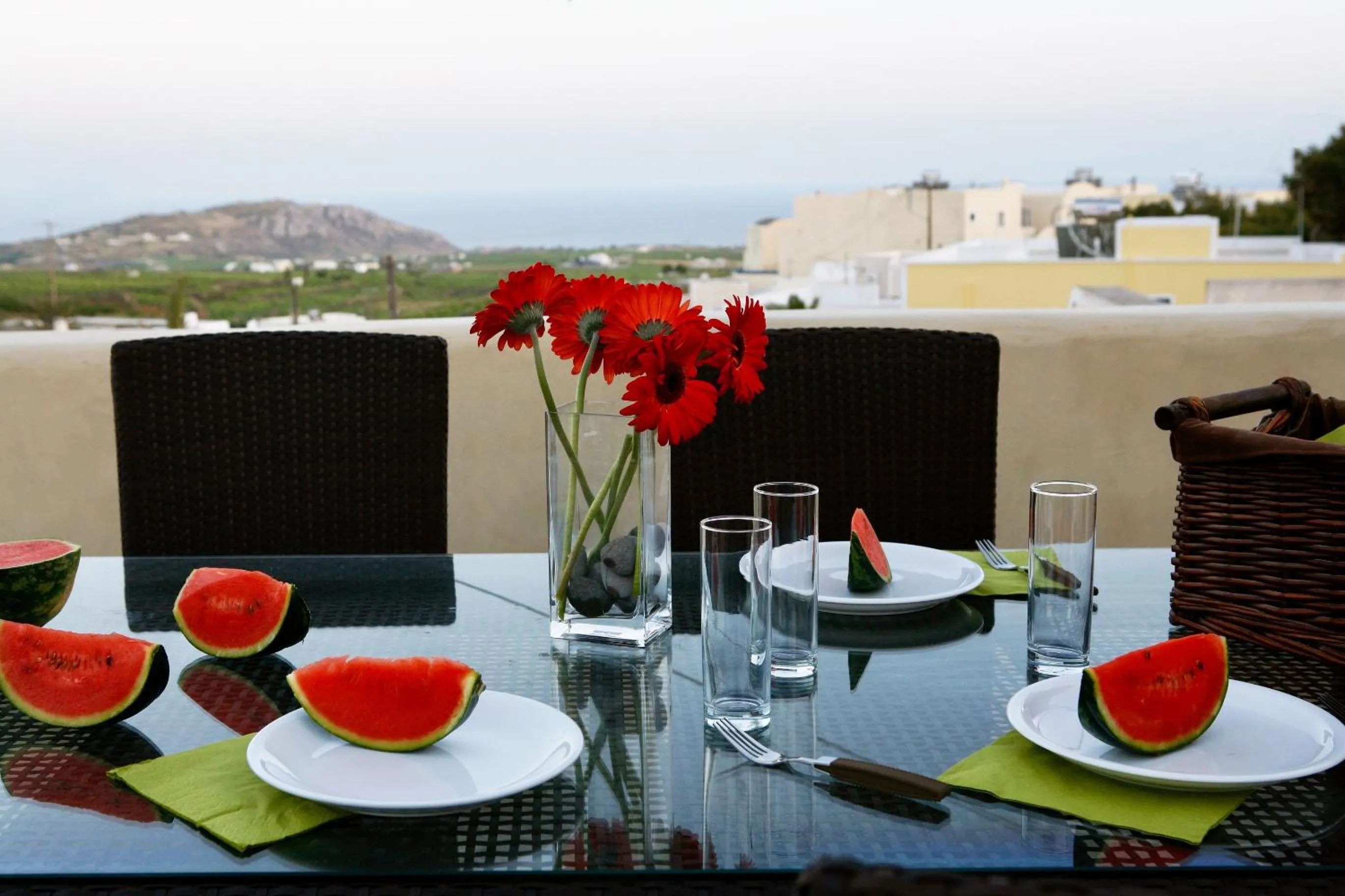 Balcony/Terrace in Santorini Heritage Villas