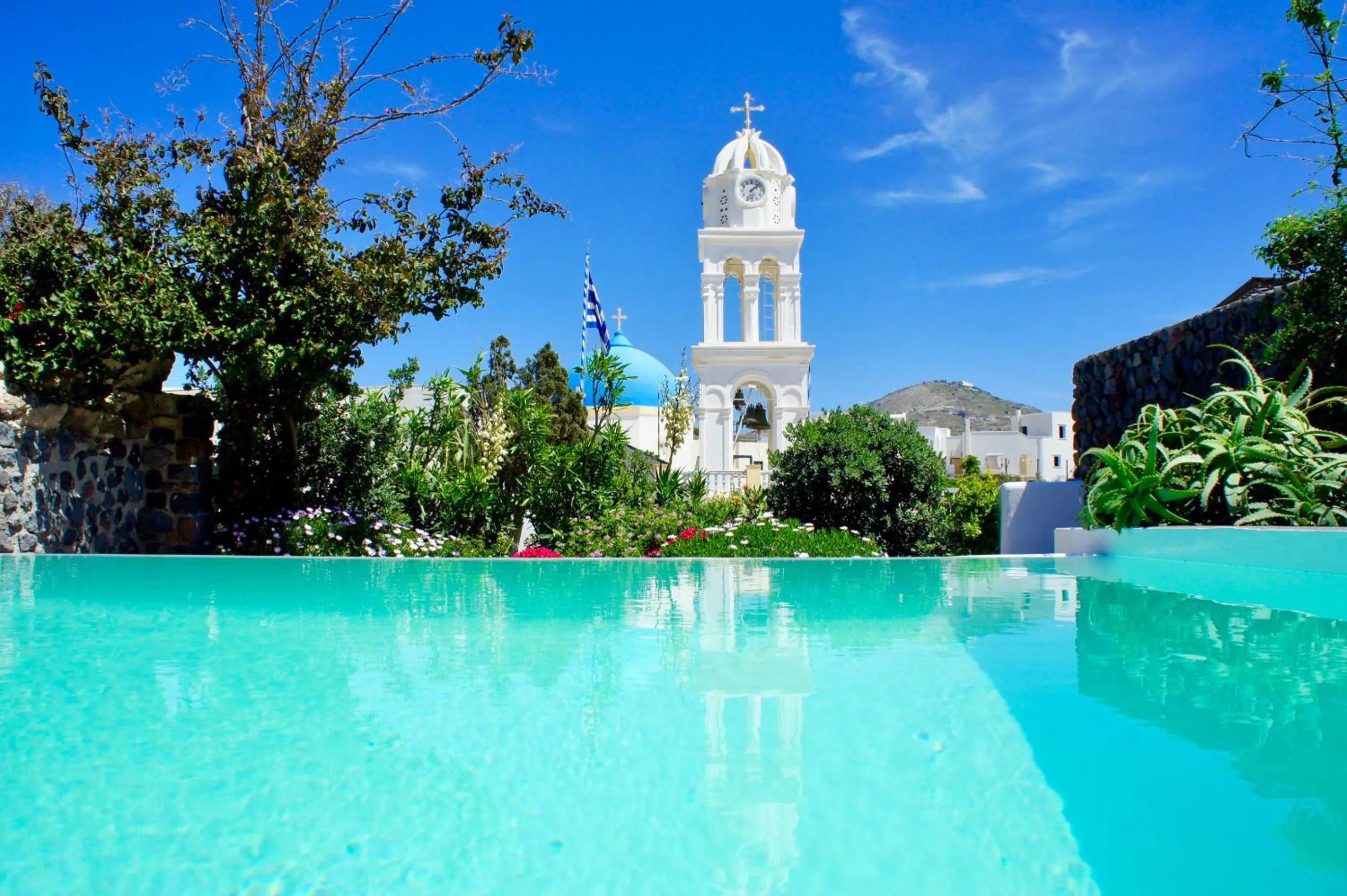 Swimming pool in Santorini Heritage Villas