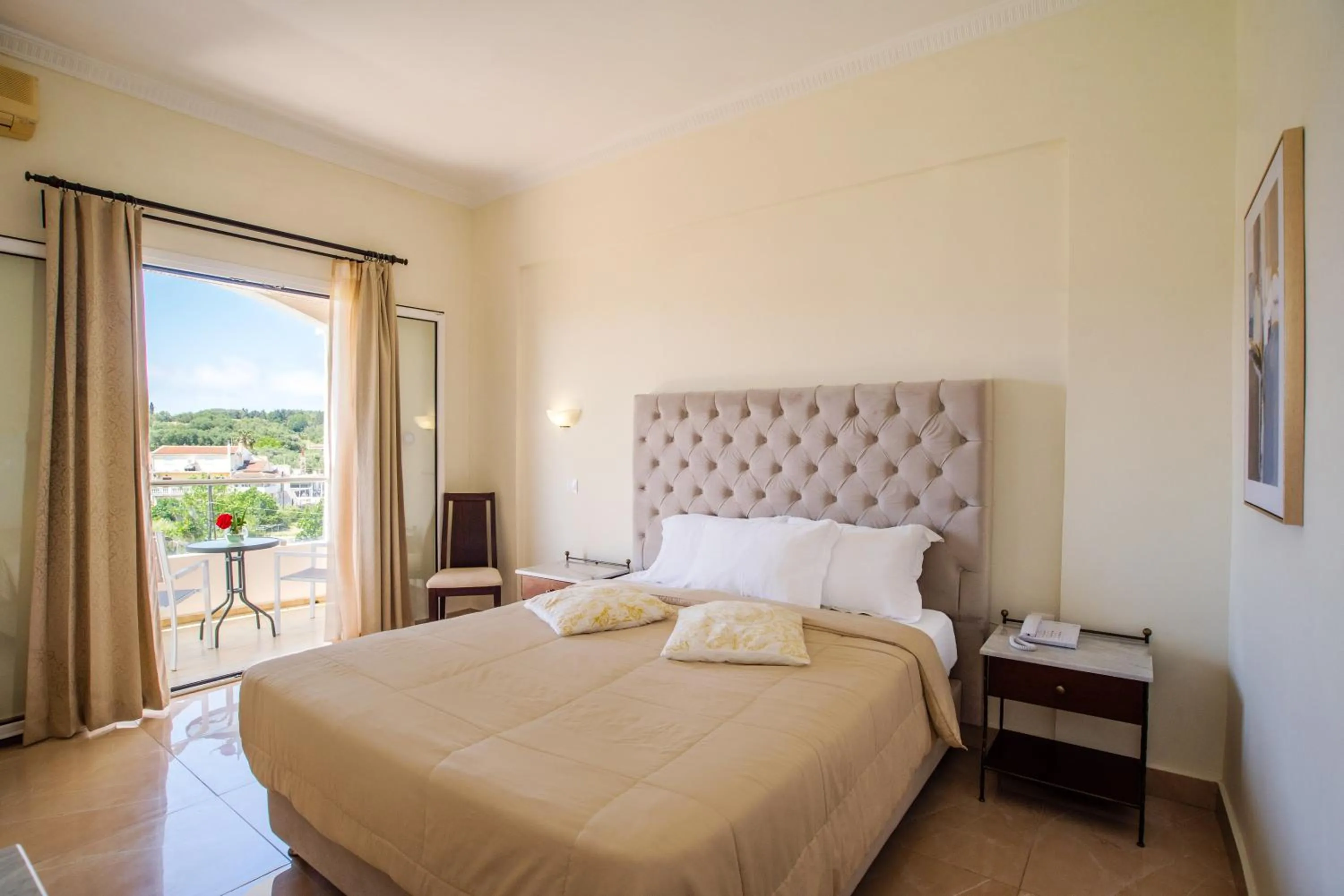 Garden view, Bed in Cavomarina Beach- Adults Only