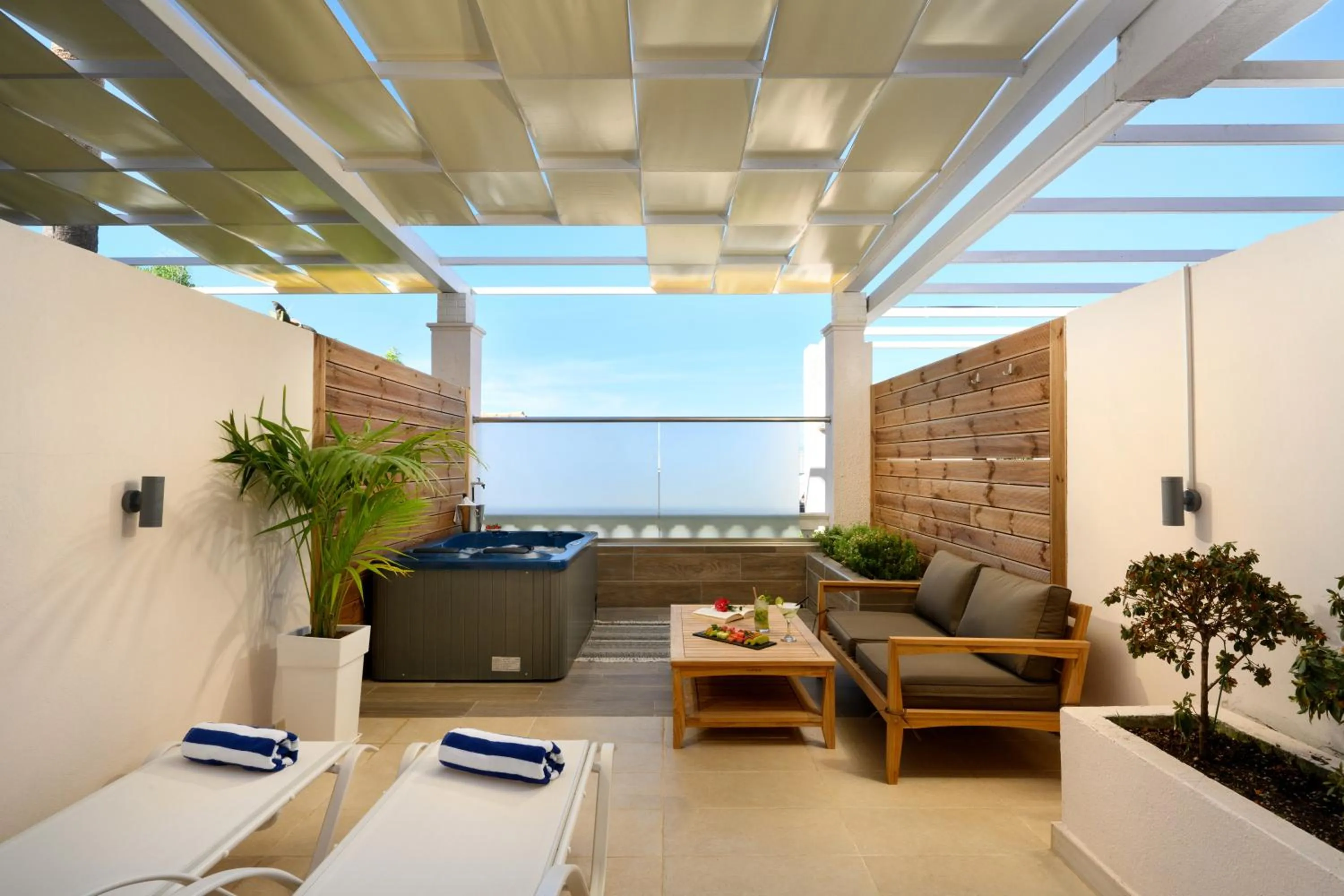 Balcony/Terrace in Cavomarina Beach- Adults Only