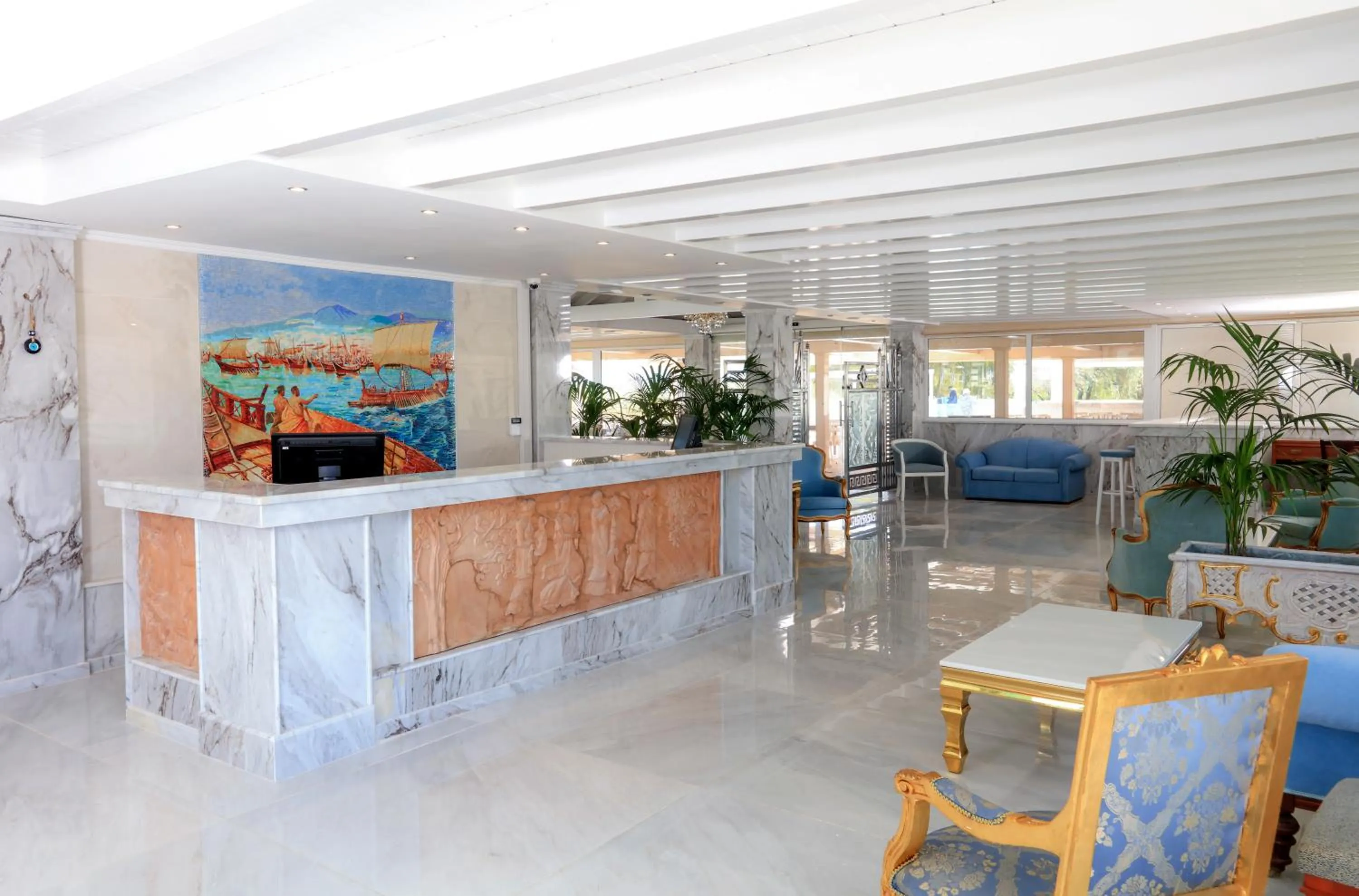 Lobby or reception in Cavomarina Beach- Adults Only
