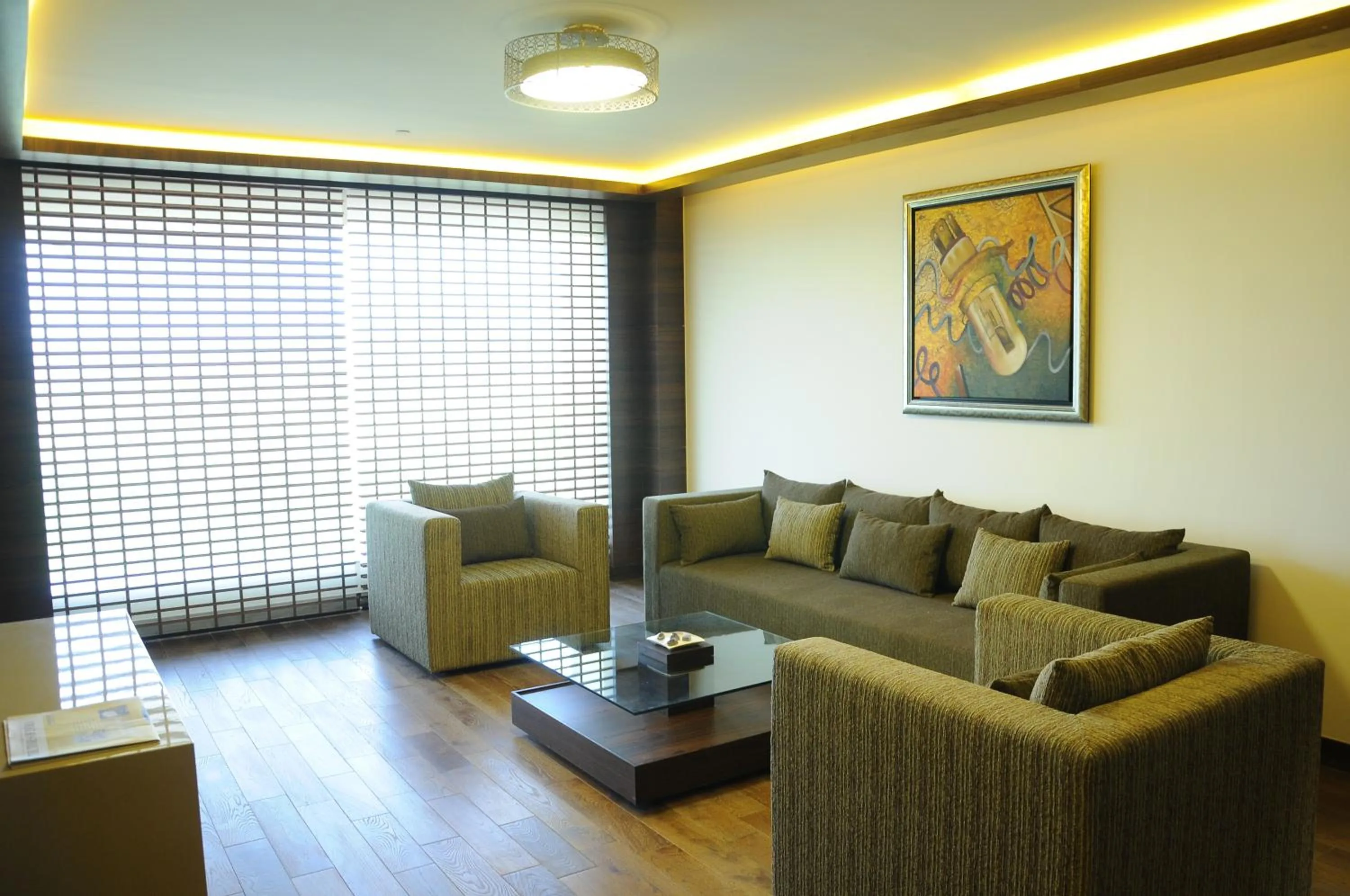 Living room in The Lalit Chandigarh
