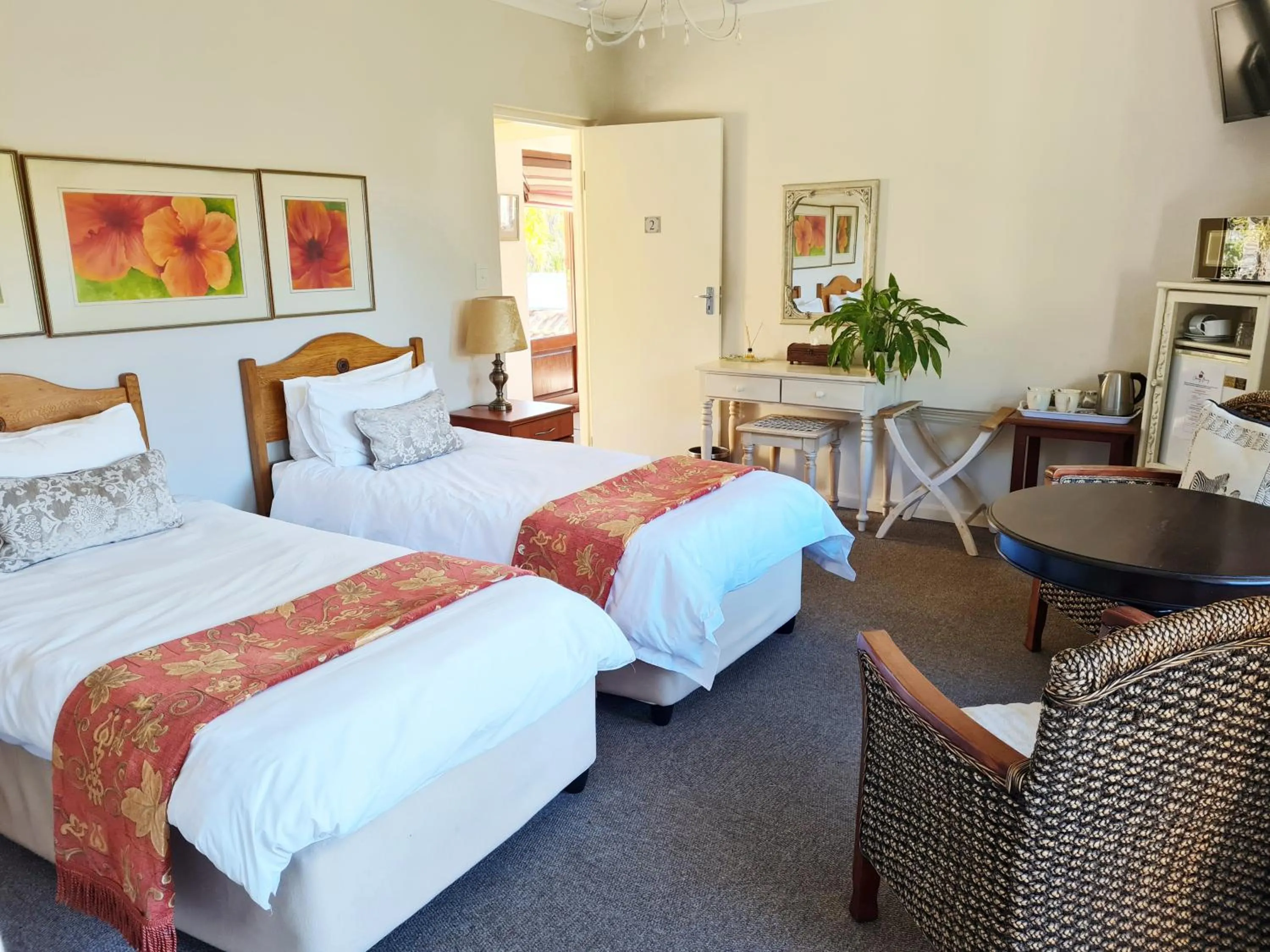 Bed in Cherry Berry Guest House