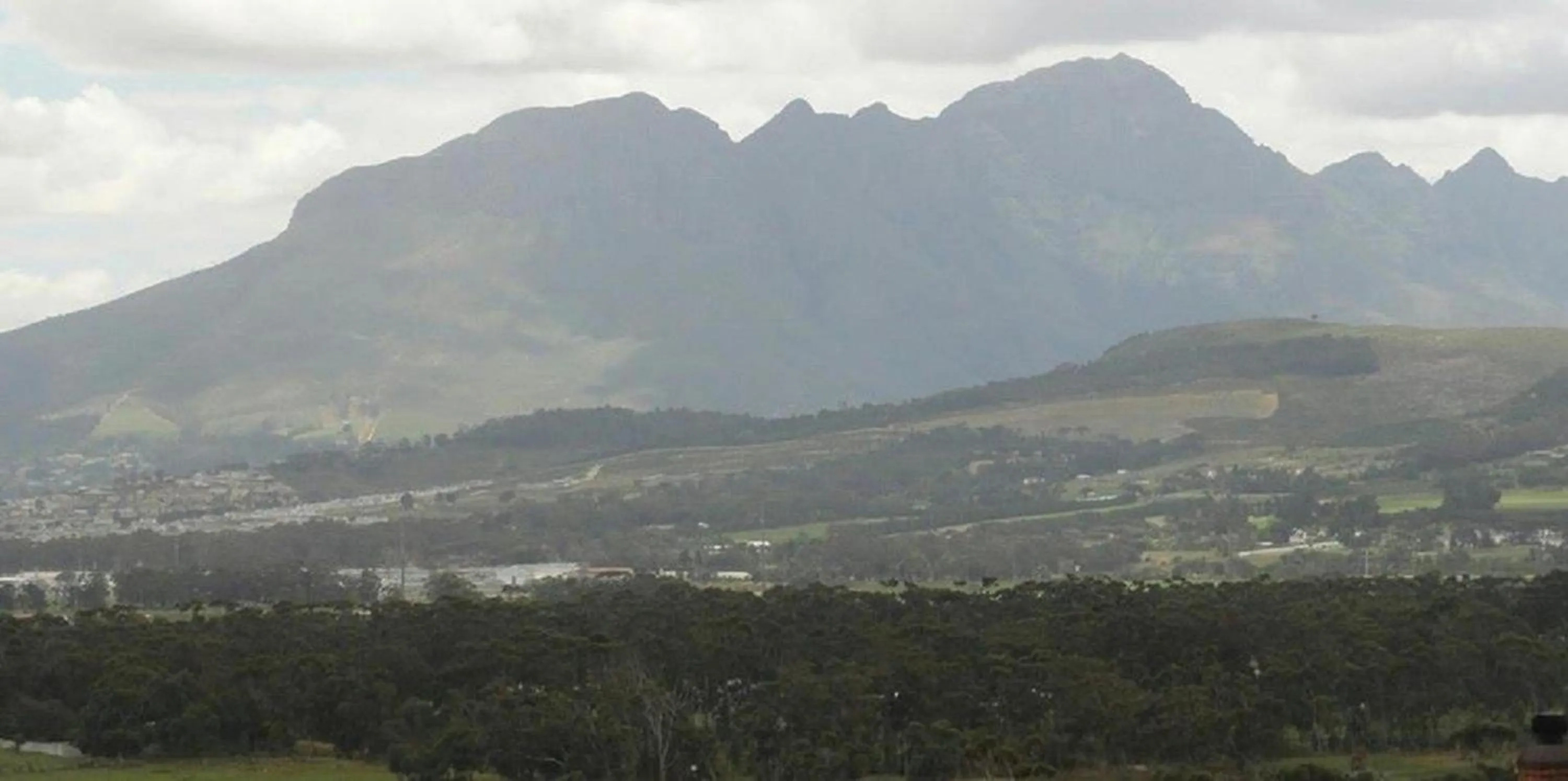 Mountain view in Helderberg Guesthouse