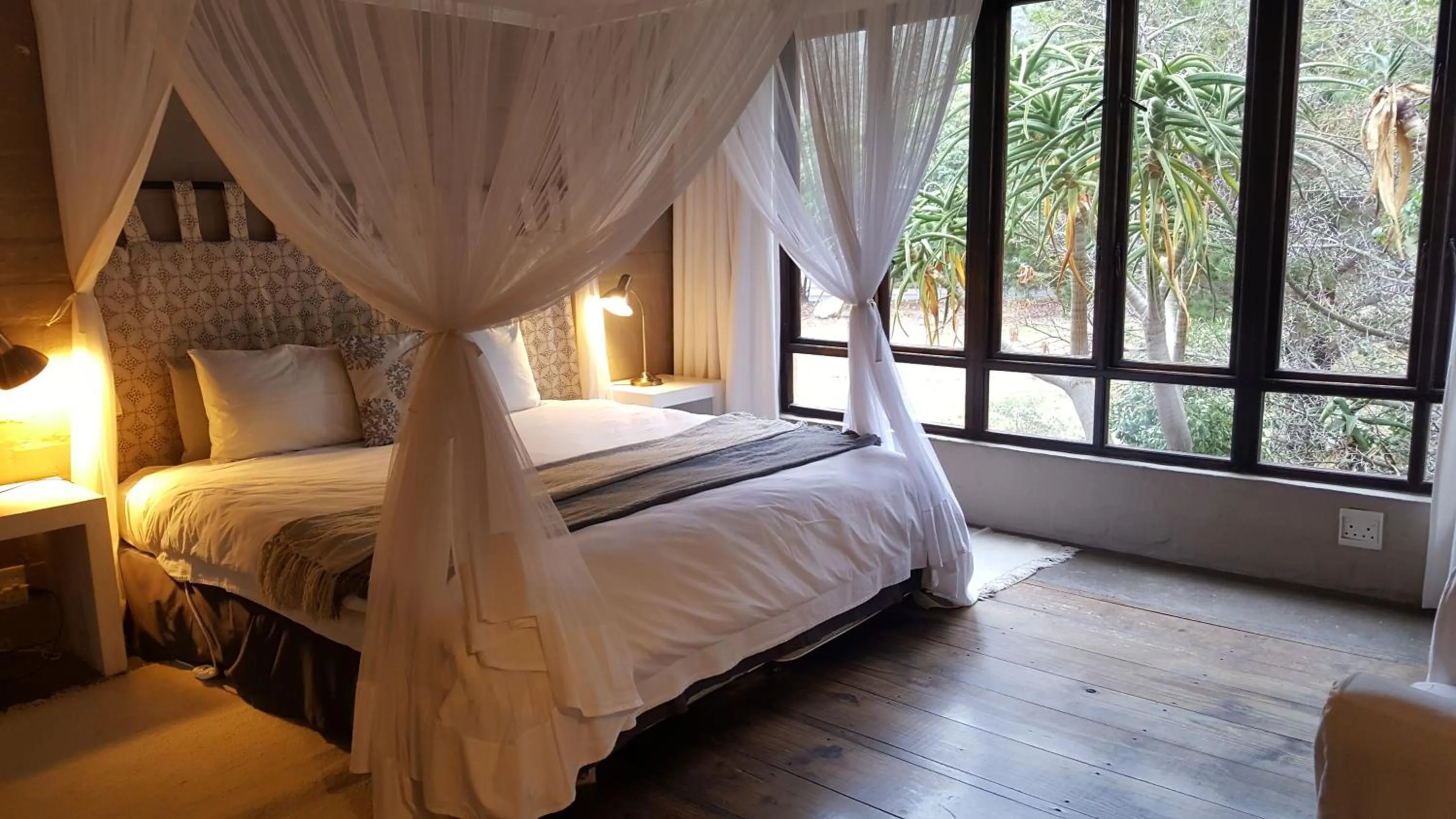 Bed in Hornbill House Self Catering Accommodation