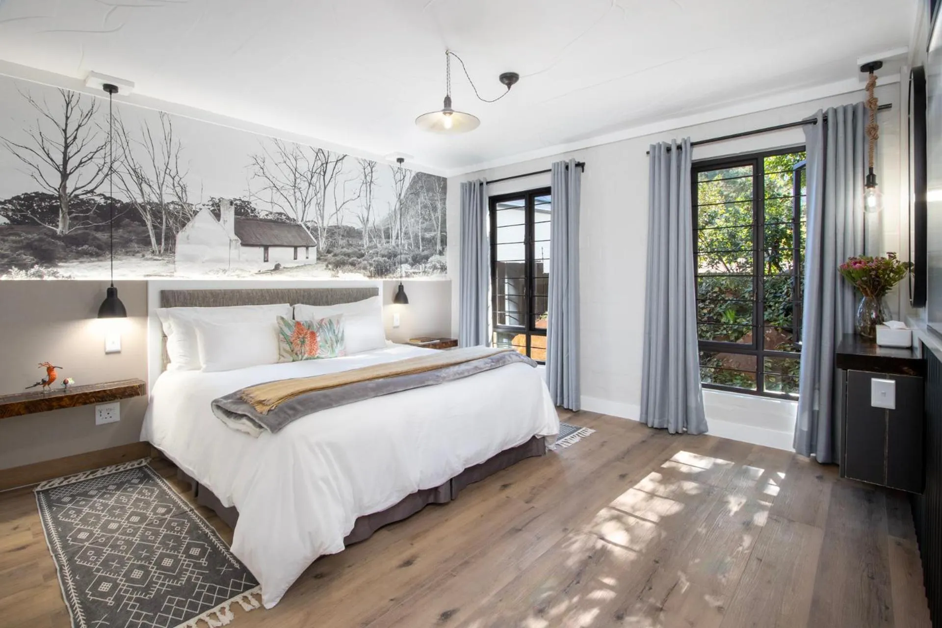 Bedroom, Bed in Hornbill House Self Catering Accommodation