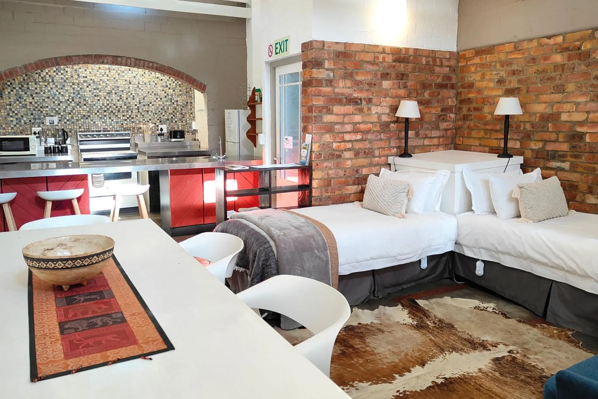 Bed in Hornbill House Self Catering Accommodation