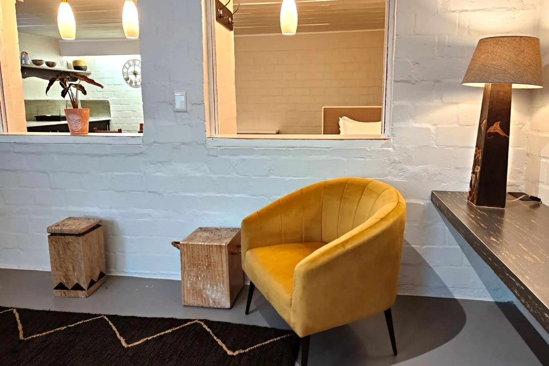 Lounge or bar in Hornbill House Self Catering Accommodation