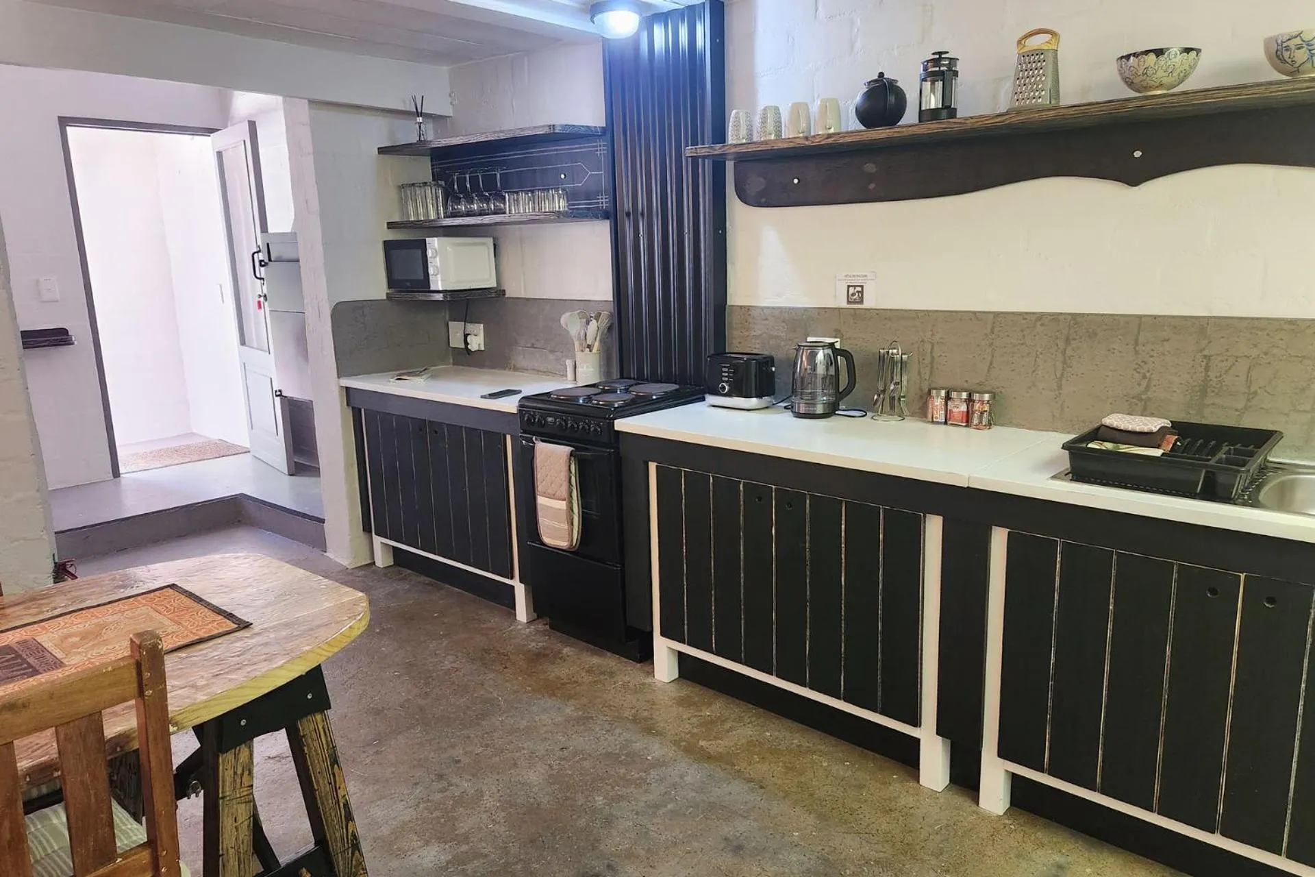 kitchen in Hornbill House Self Catering Accommodation