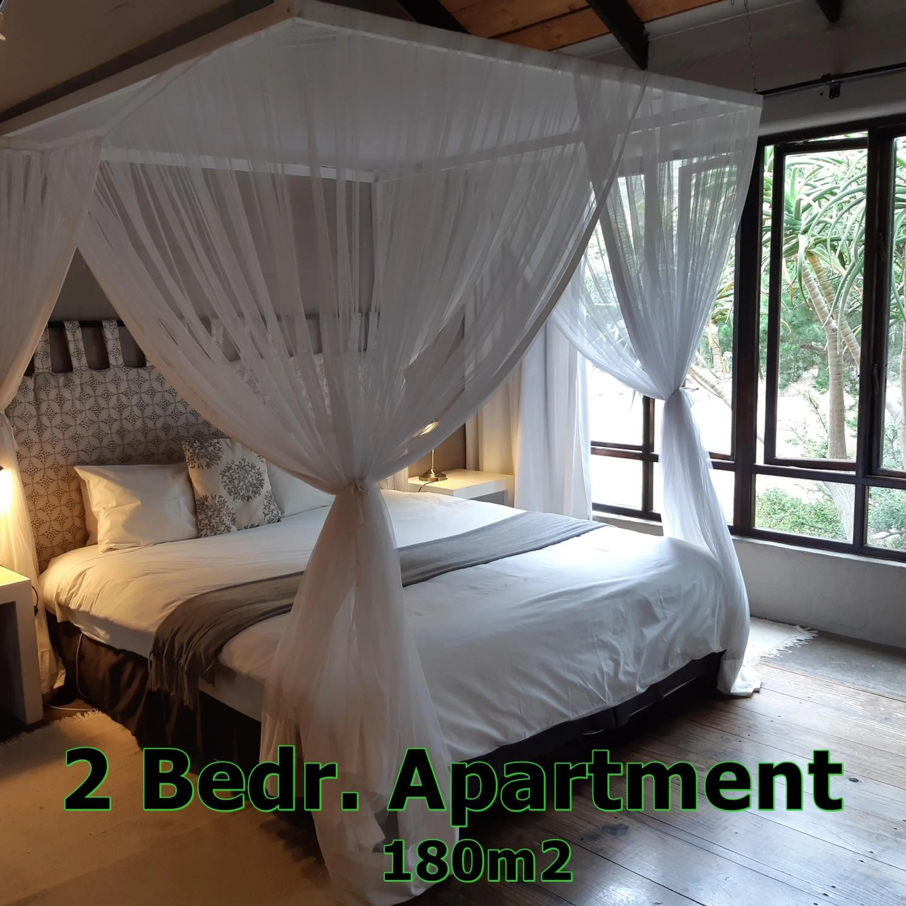 Bed in Hornbill House Self Catering Accommodation