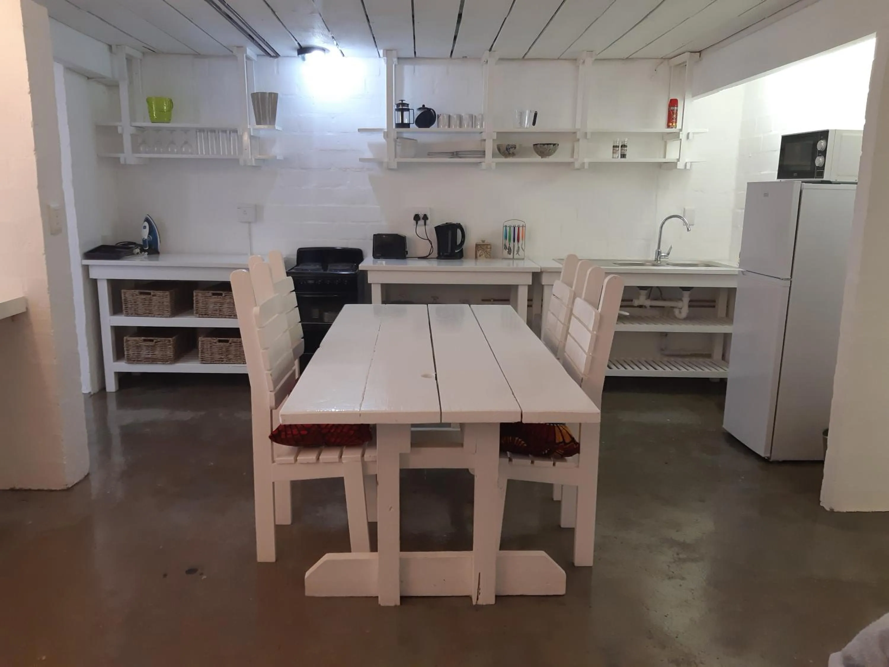 Seating area in Hornbill House Self Catering Accommodation