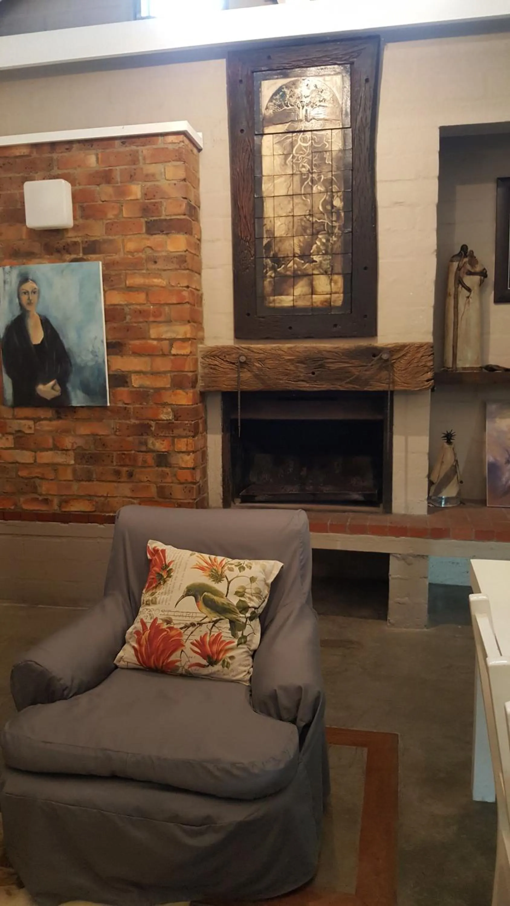 Living room in Hornbill House Self Catering Accommodation