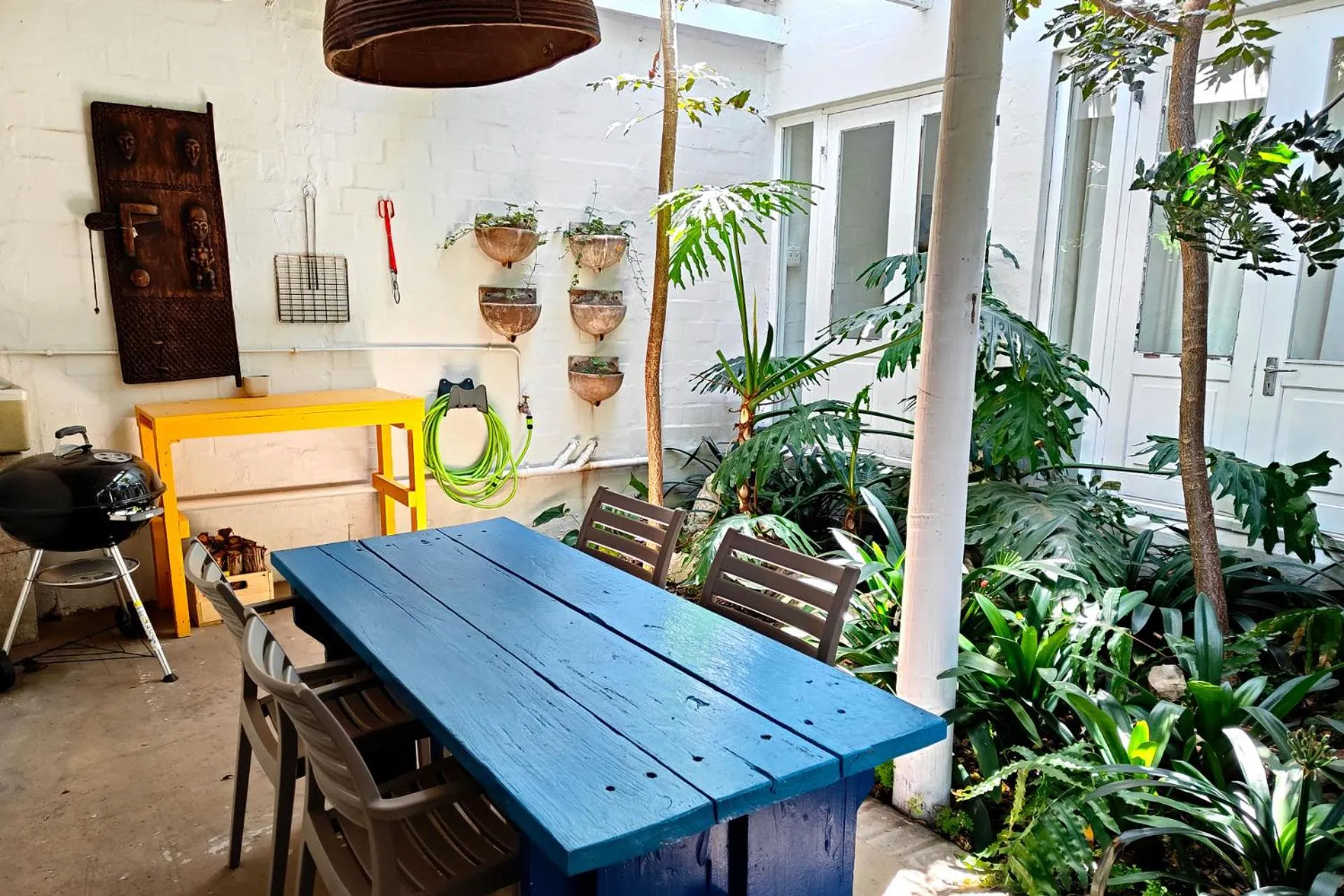 Garden view in Hornbill House Self Catering Accommodation