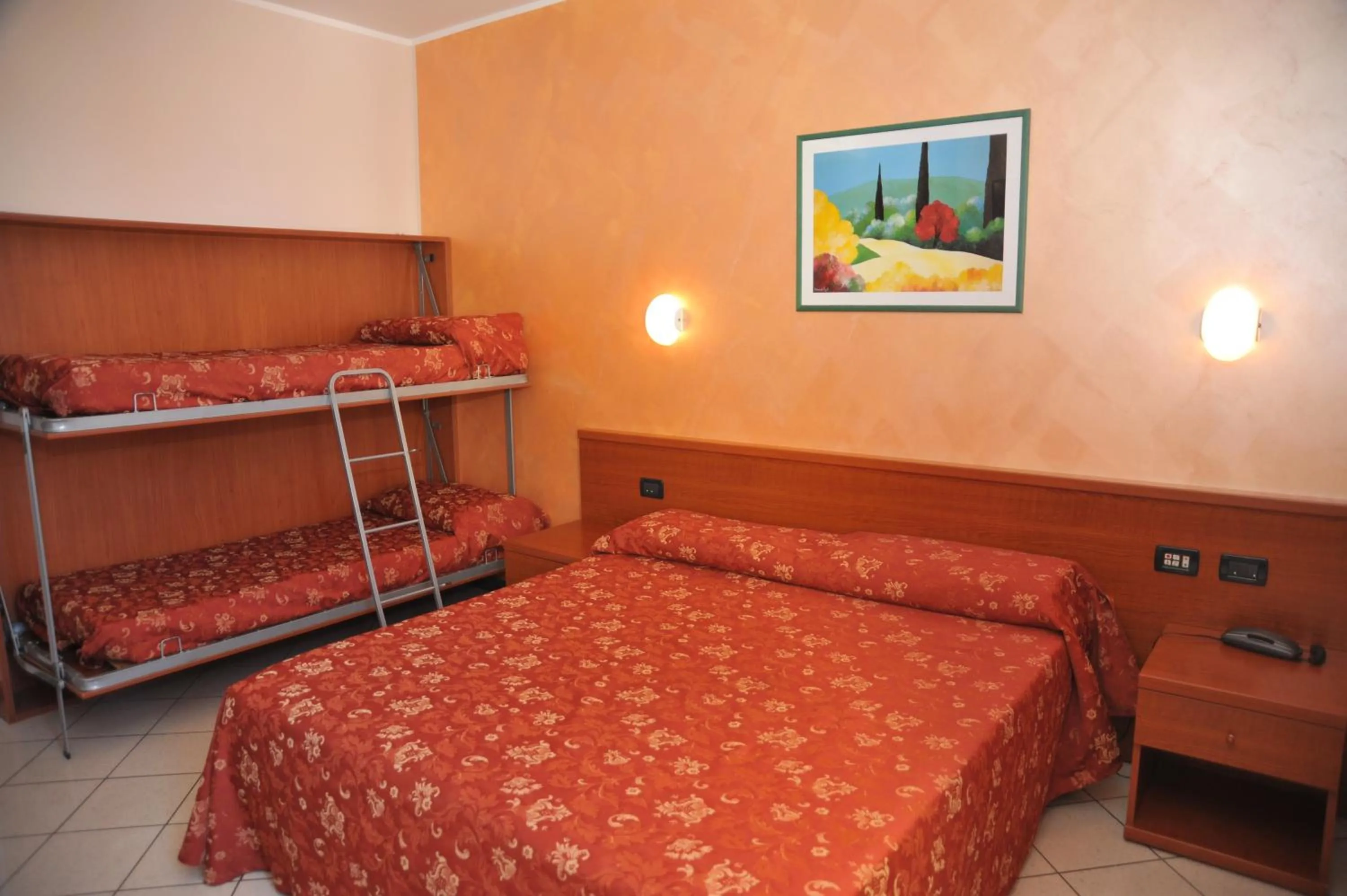 Bedroom, Bed in Hotel Stazione