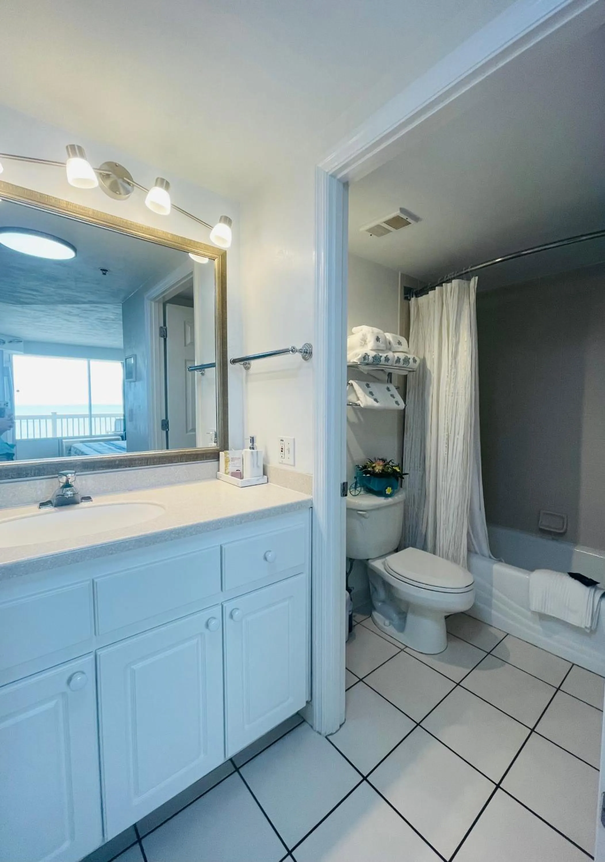 Bathroom in Daytona Beach Resort Oceanfront CondoStudio