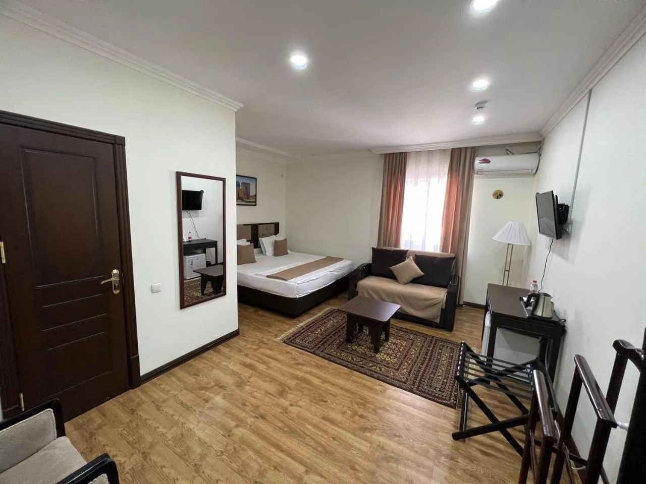 Bed in Crystal Hotel Bukhara