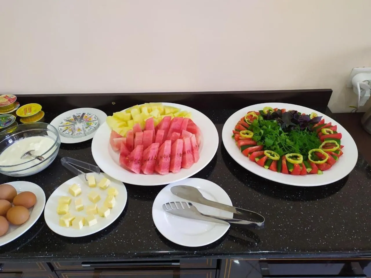 Breakfast in Crystal Hotel Bukhara