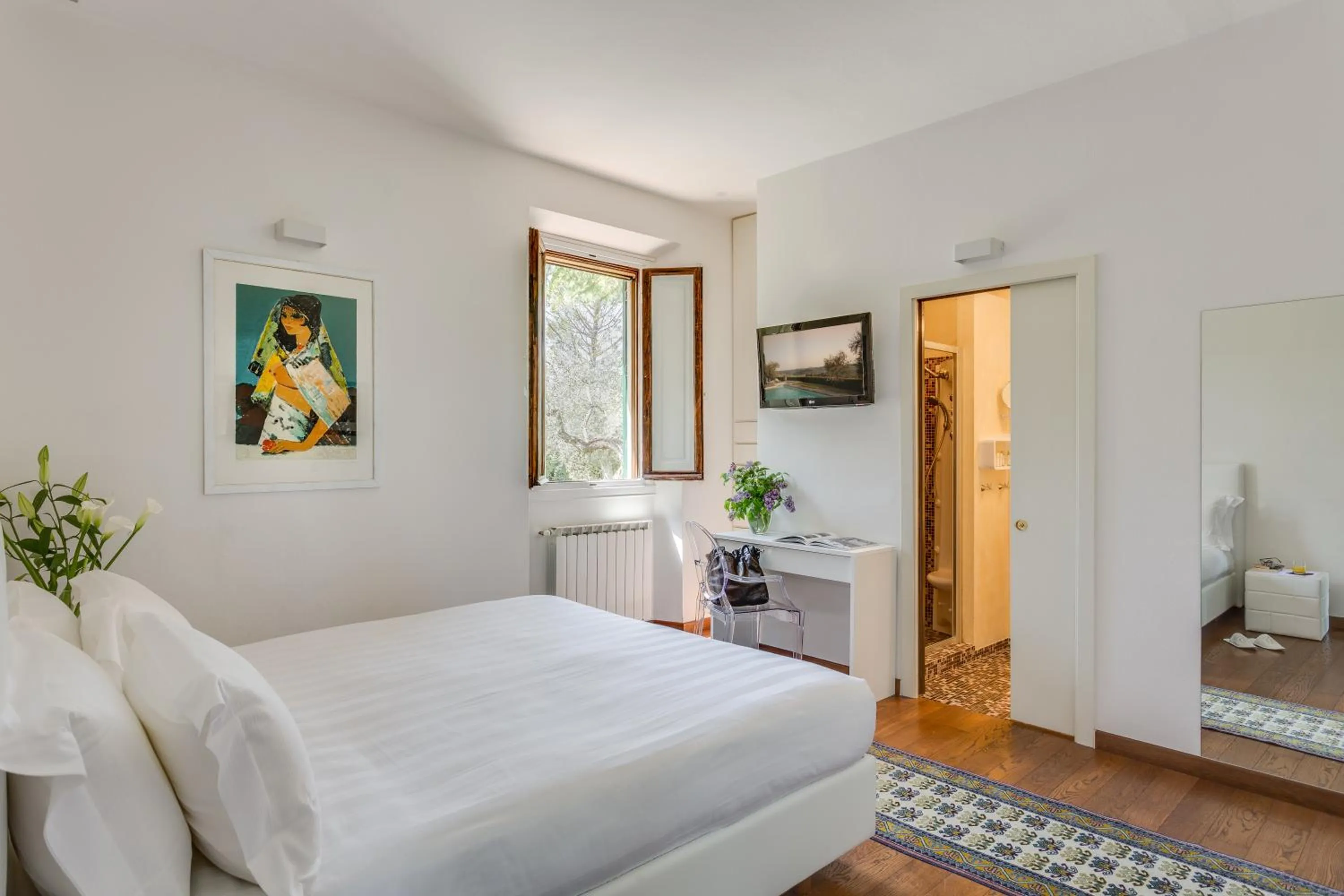 Bed in Villa I Barronci Resort & Spa