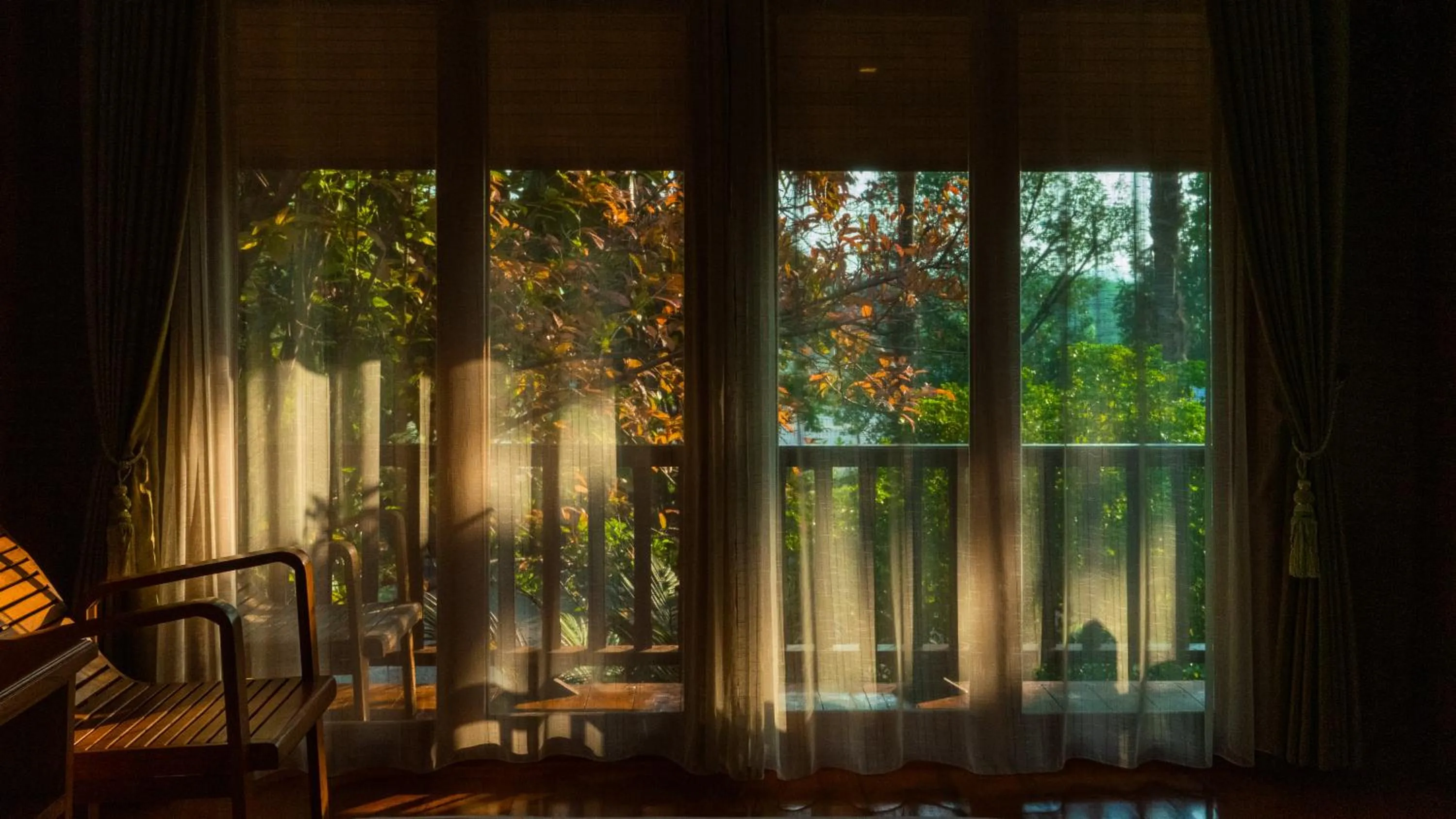 Garden view in Vanasin Residence