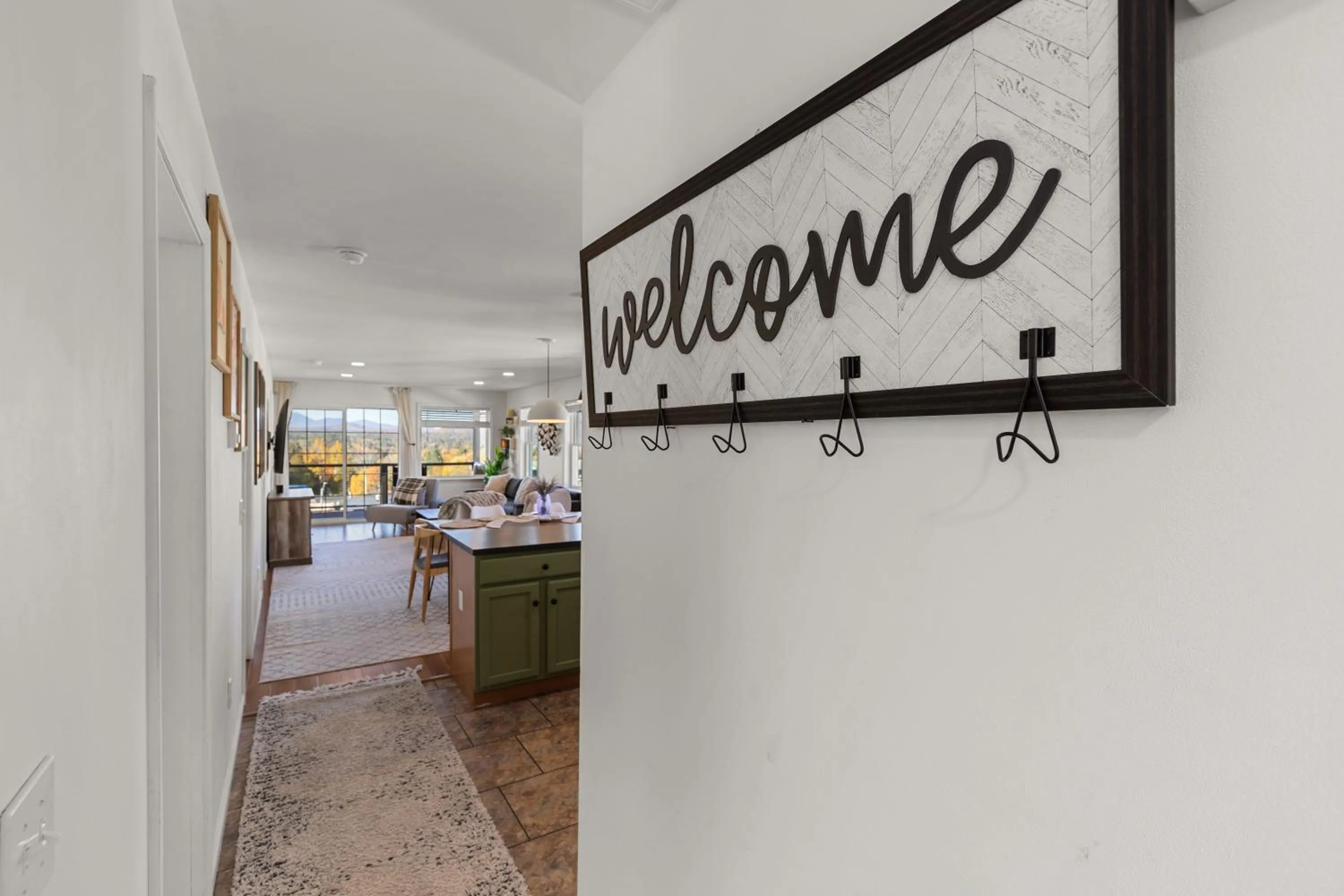 Living room in Amazing Mountain Views Lake Placid & 1980 Olympic Center