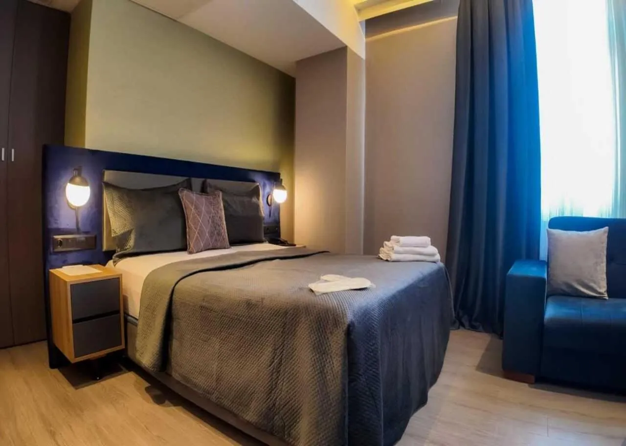 Bed in Star of İstanbul Residence