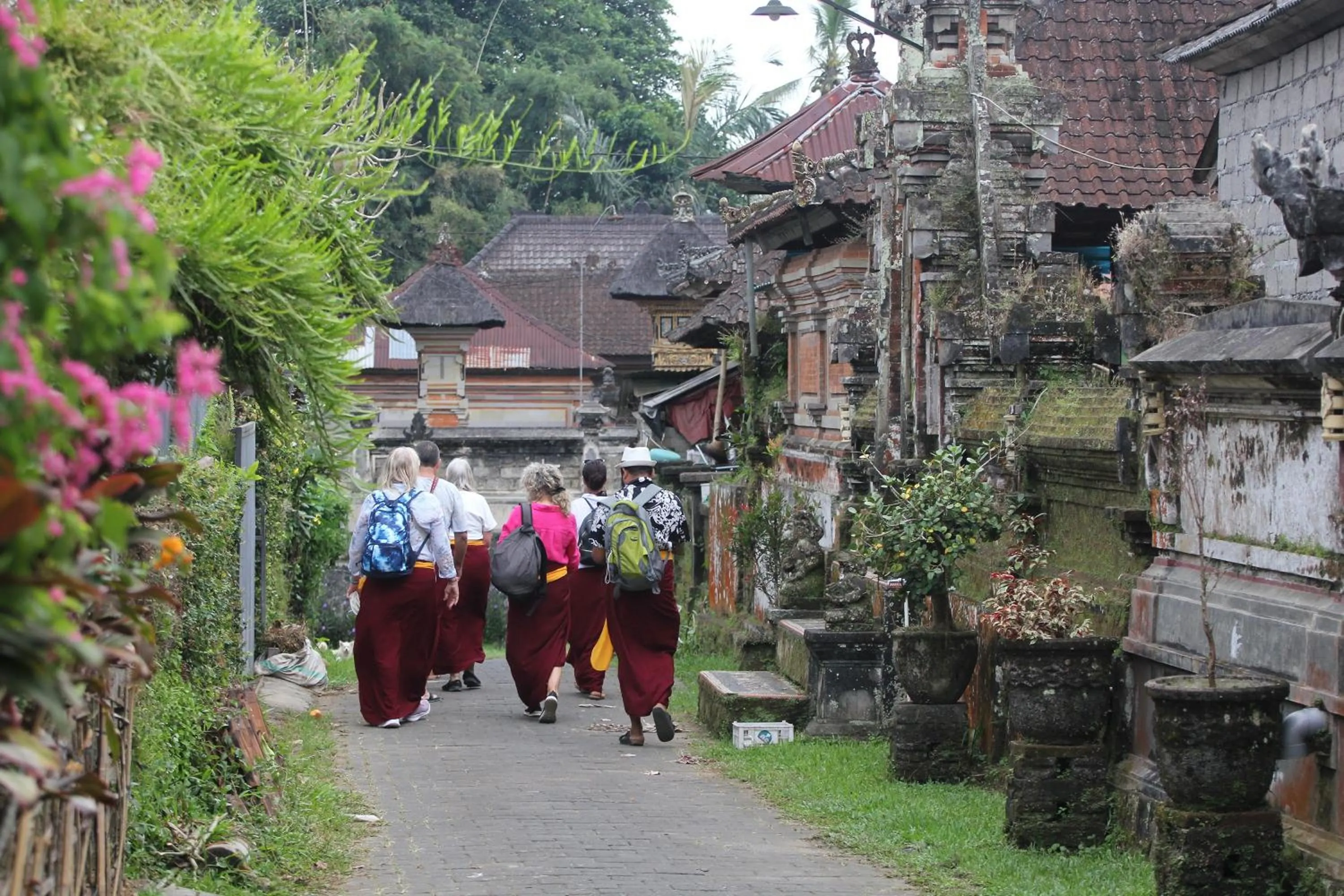 group of guests in Swaha Retreat & Eco Park Ubud
