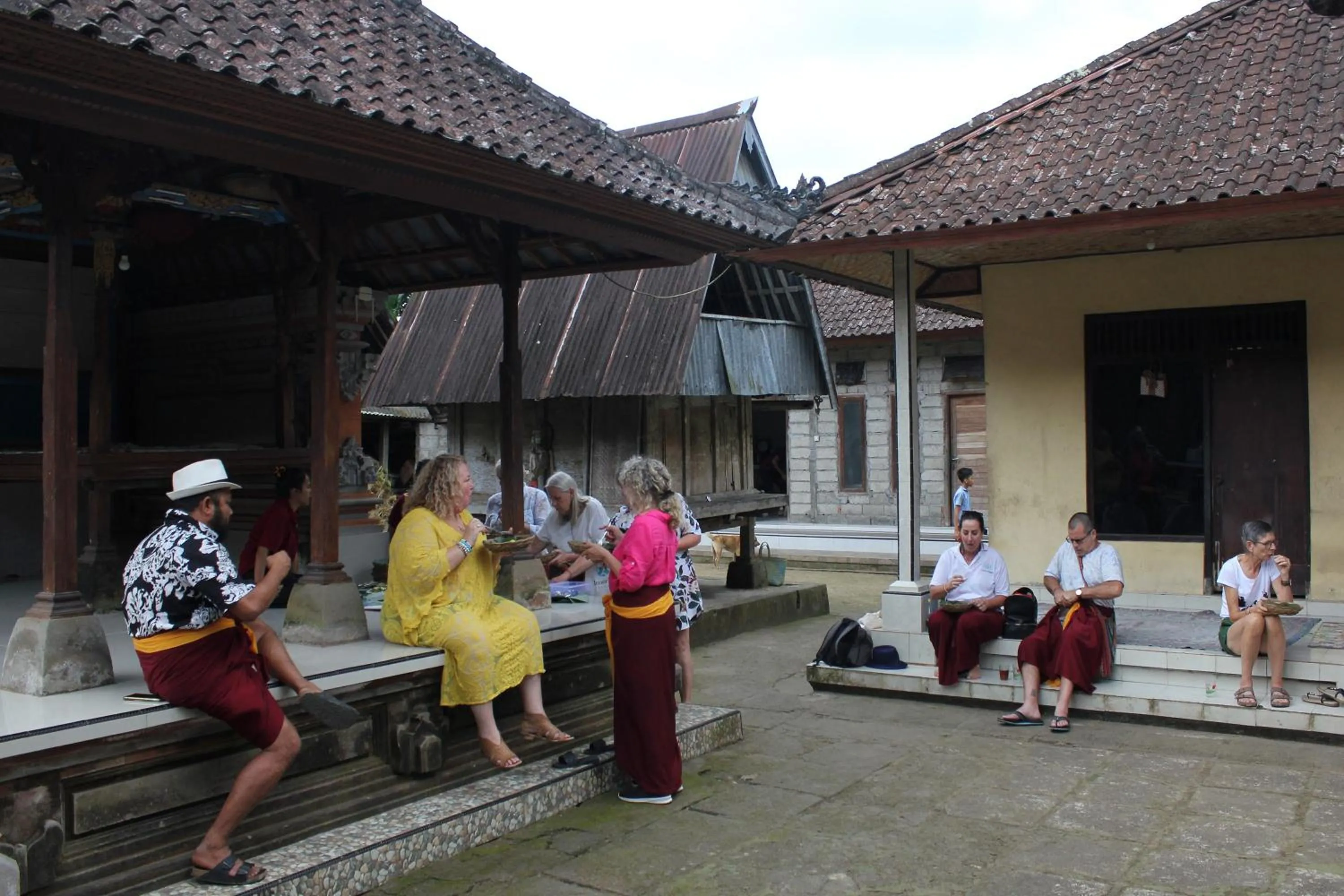 group of guests in Swaha Retreat & Eco Park Ubud