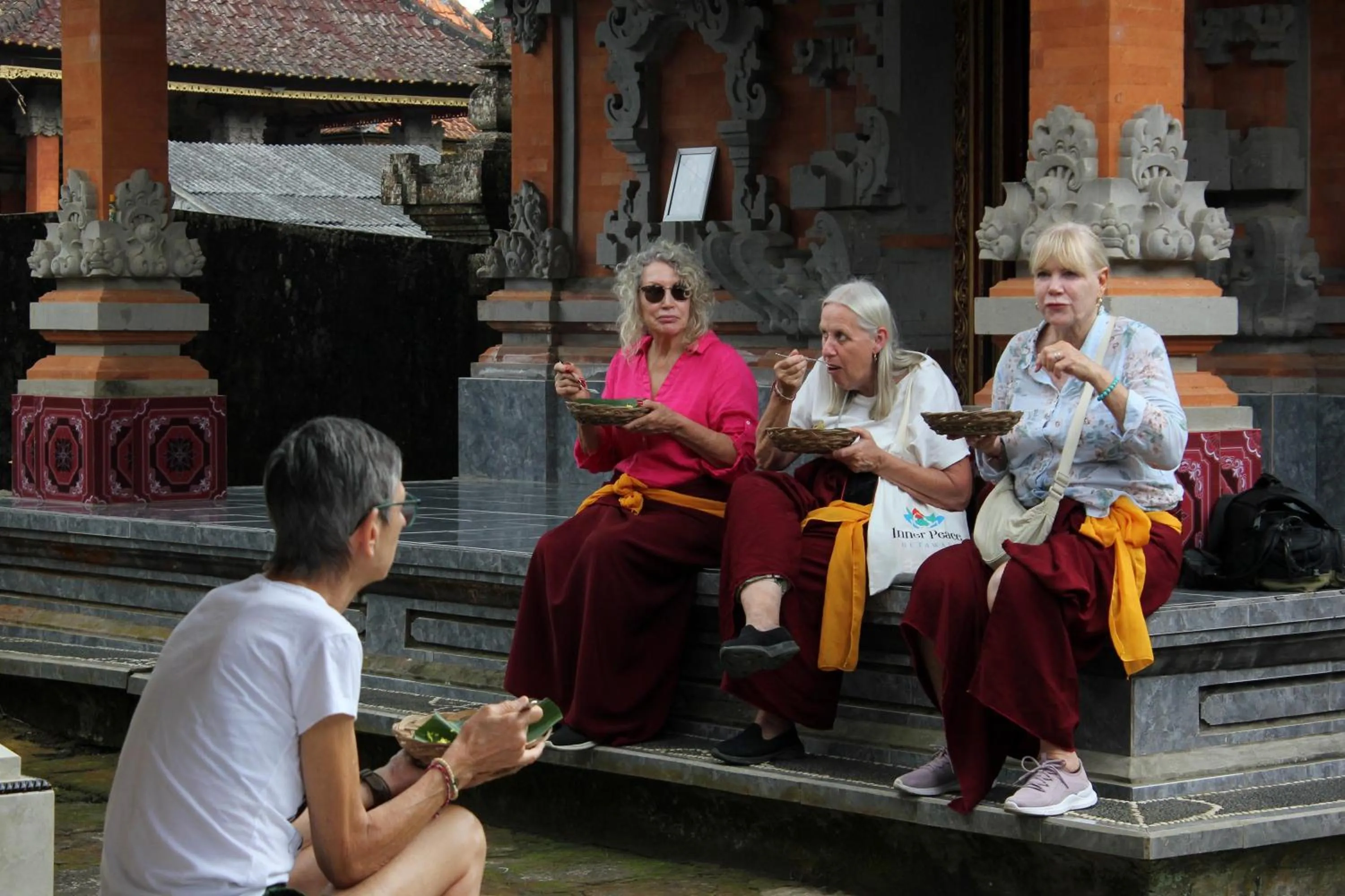 group of guests in Swaha Retreat & Eco Park Ubud