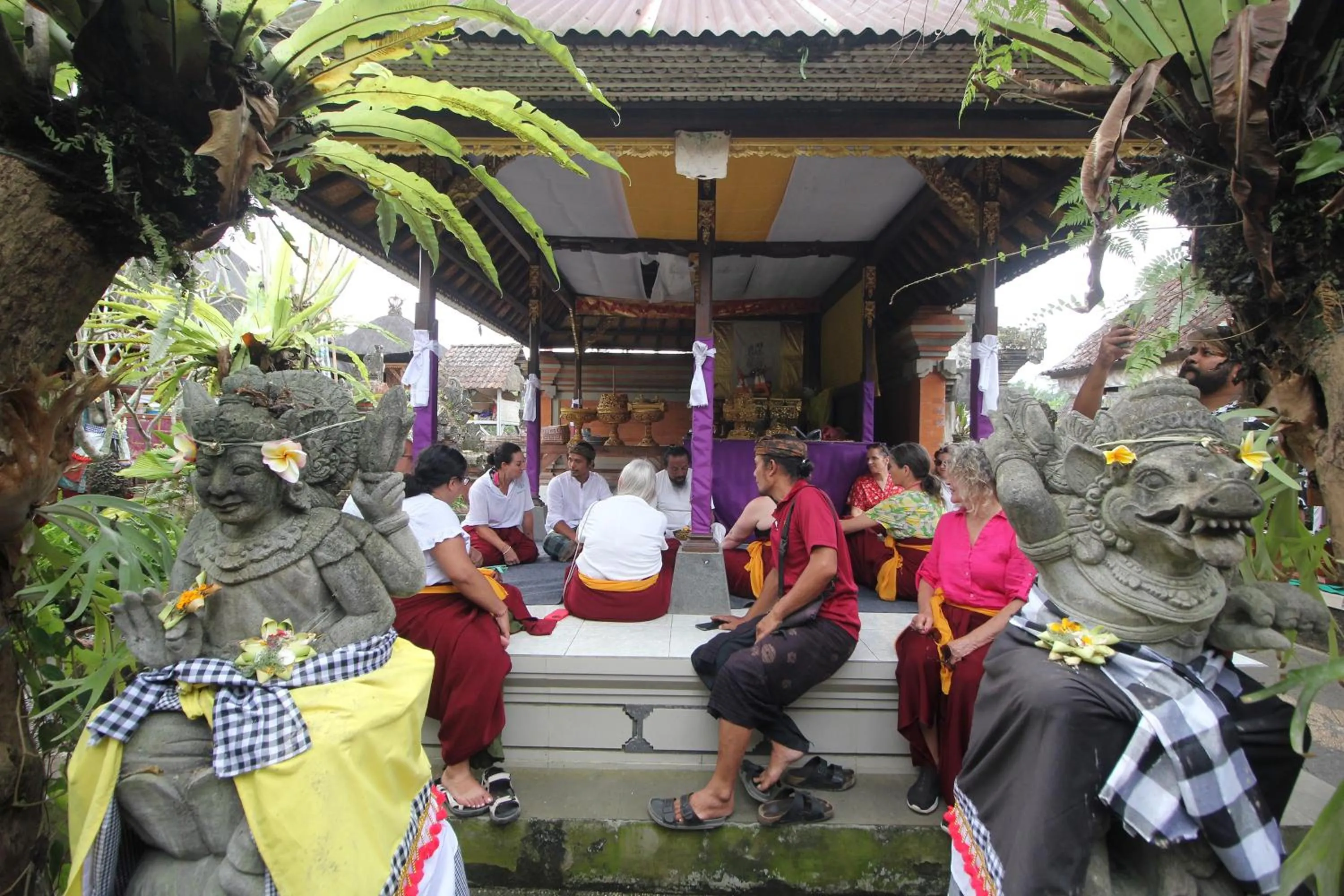 group of guests in Swaha Retreat & Eco Park Ubud