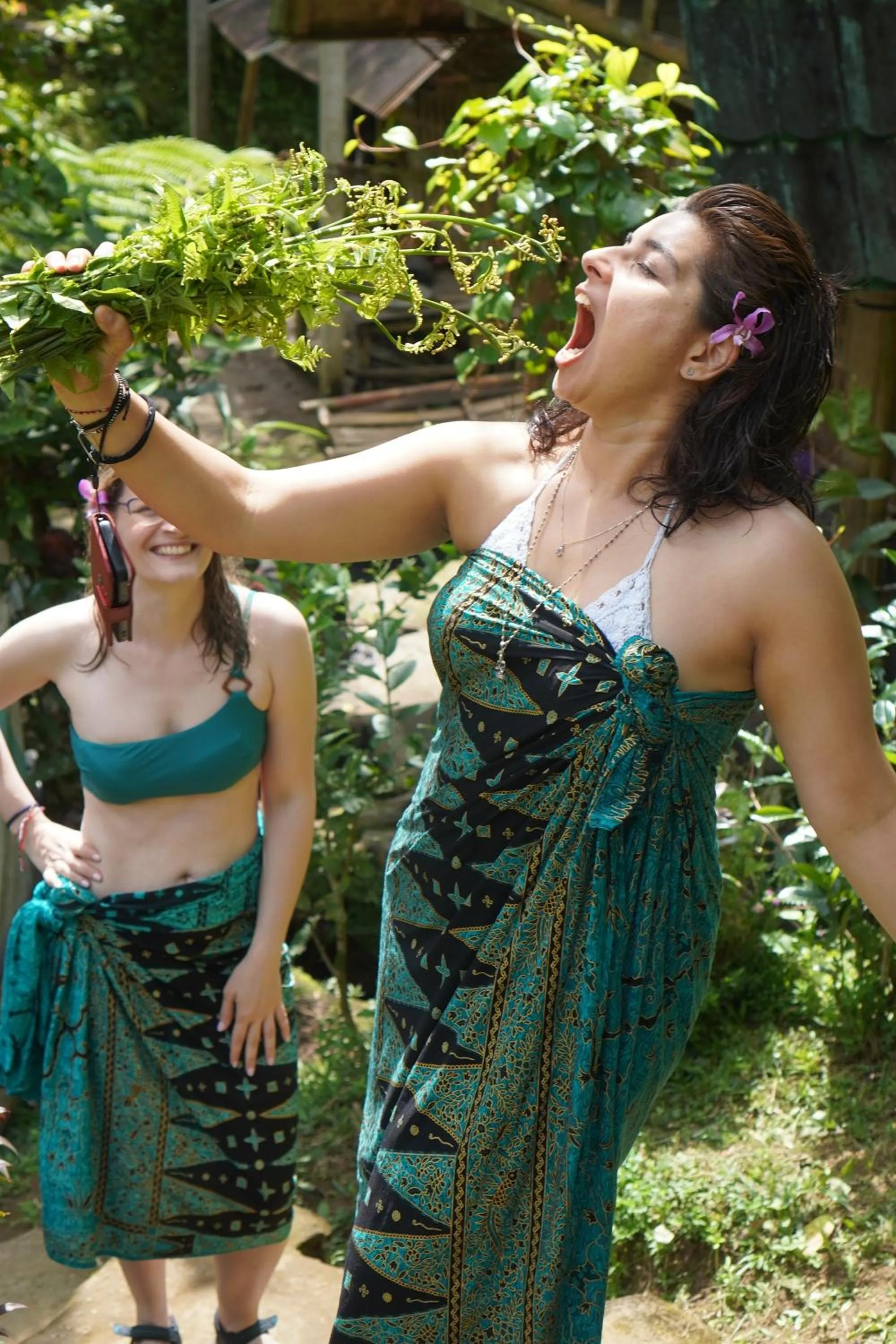 group of guests in Swaha Retreat & Eco Park Ubud