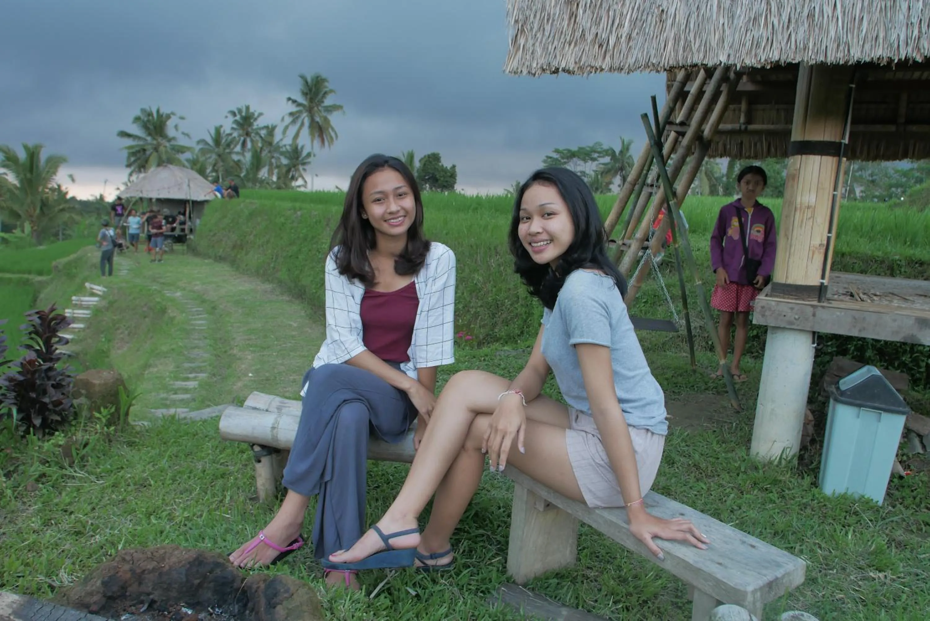 Seating area in Swaha Retreat & Eco Park Ubud