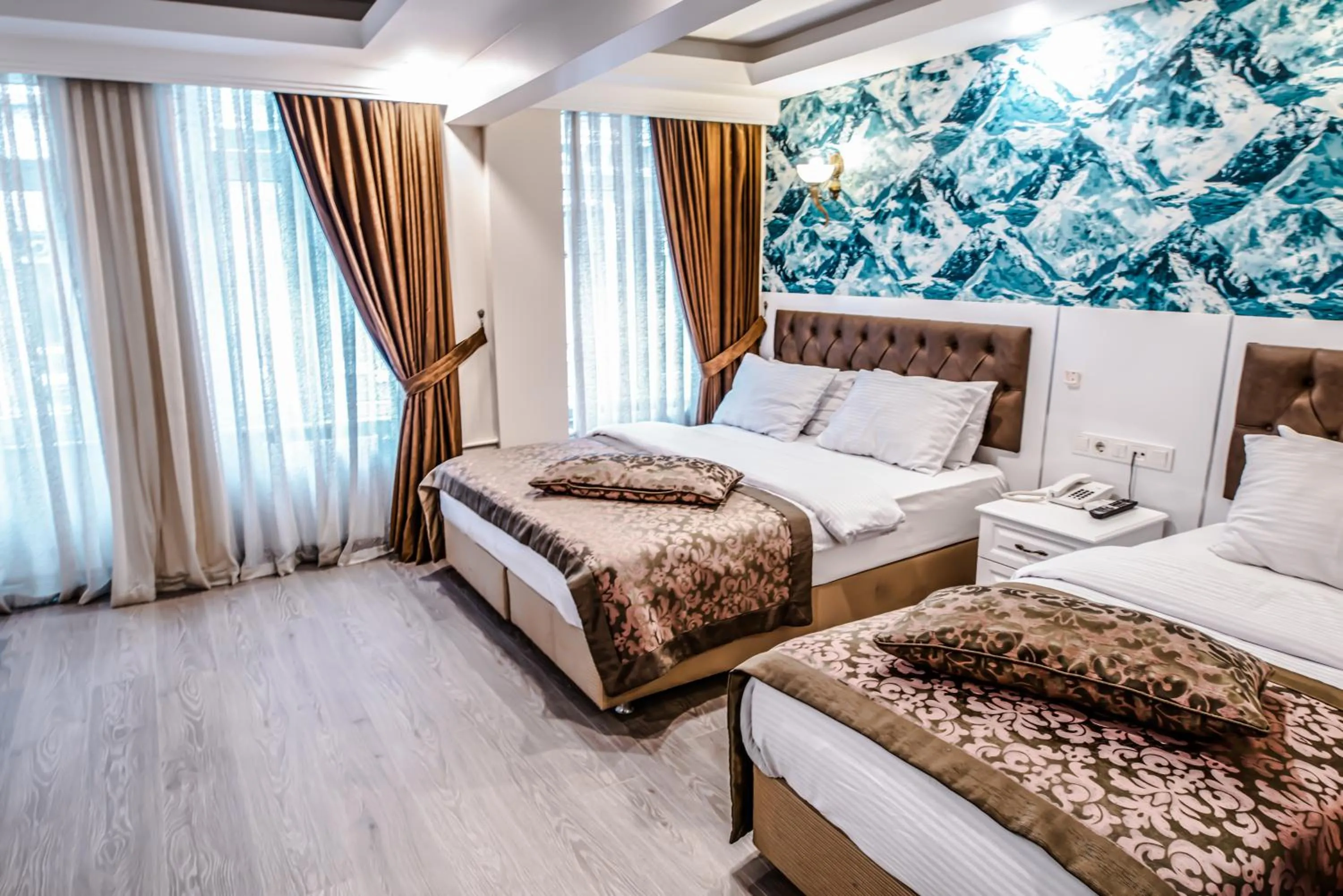 Bed in Lazz City Hotel