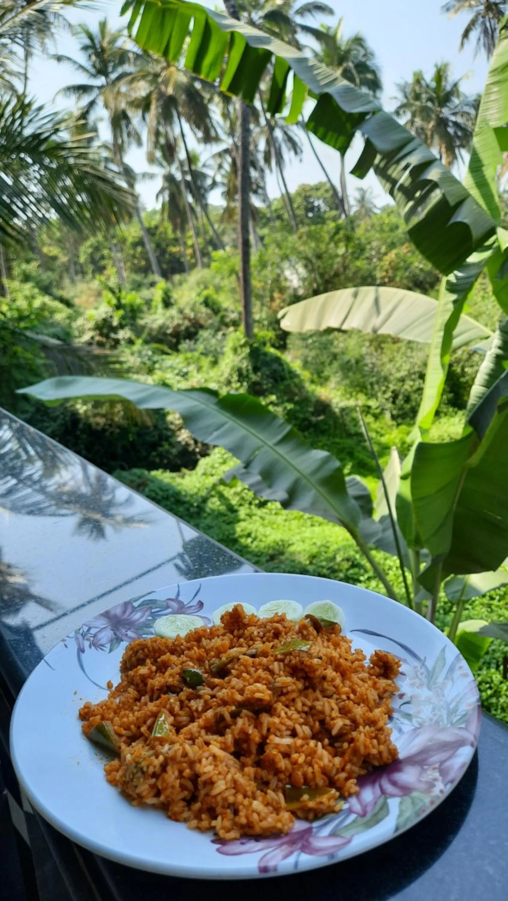 Food in Tropical Wave Hostel Morjim Goa