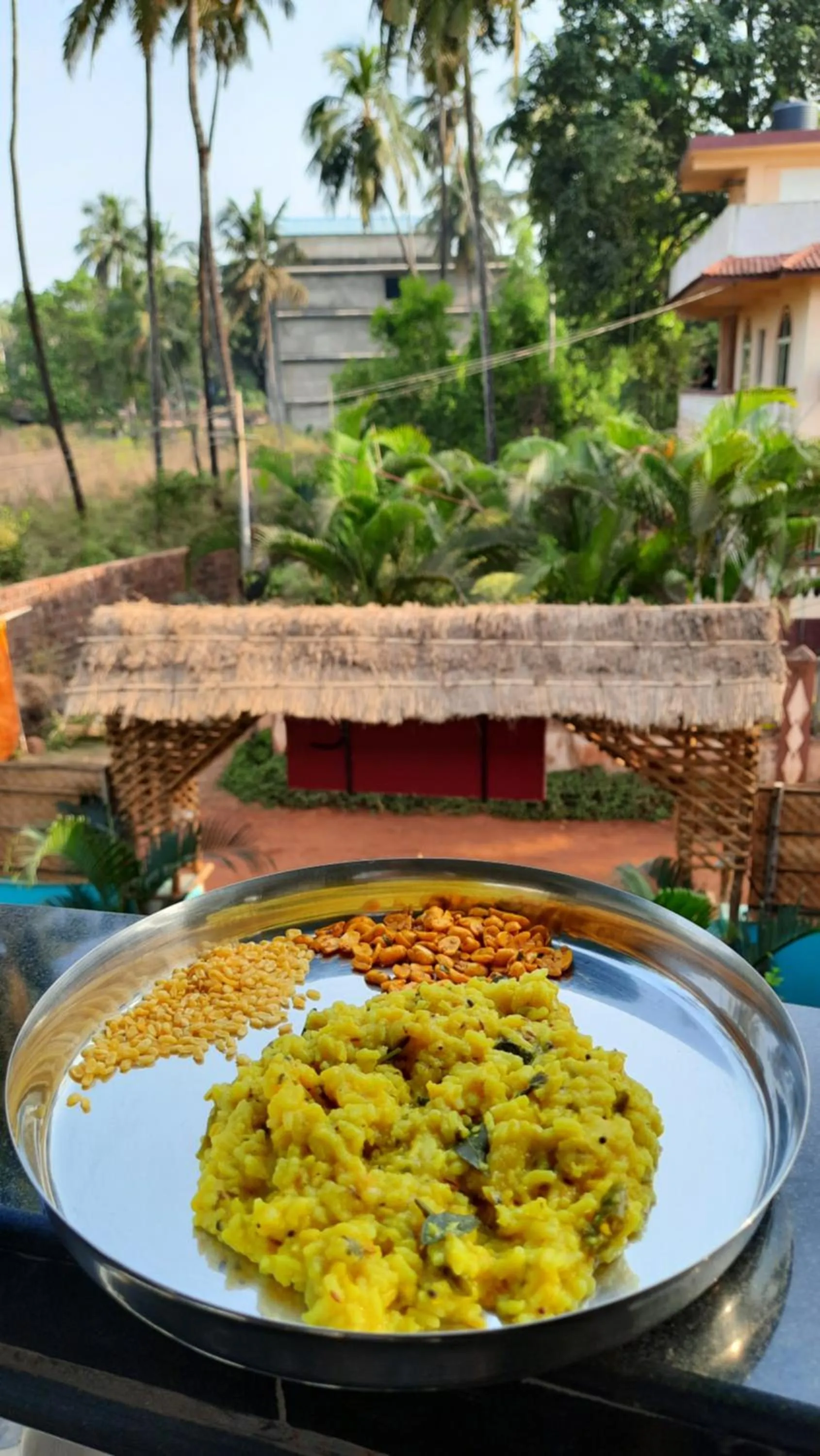 Food in Tropical Wave Hostel Morjim Goa