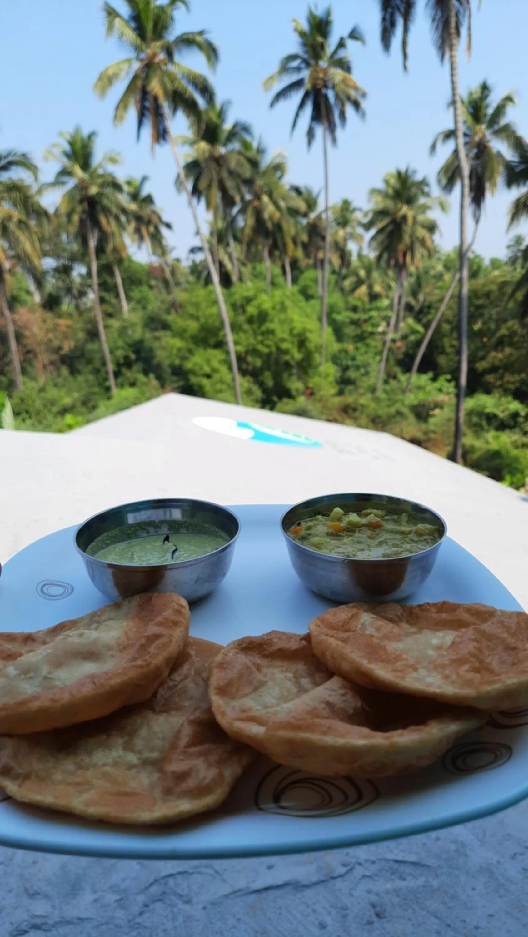 Food in Tropical Wave Hostel Morjim Goa