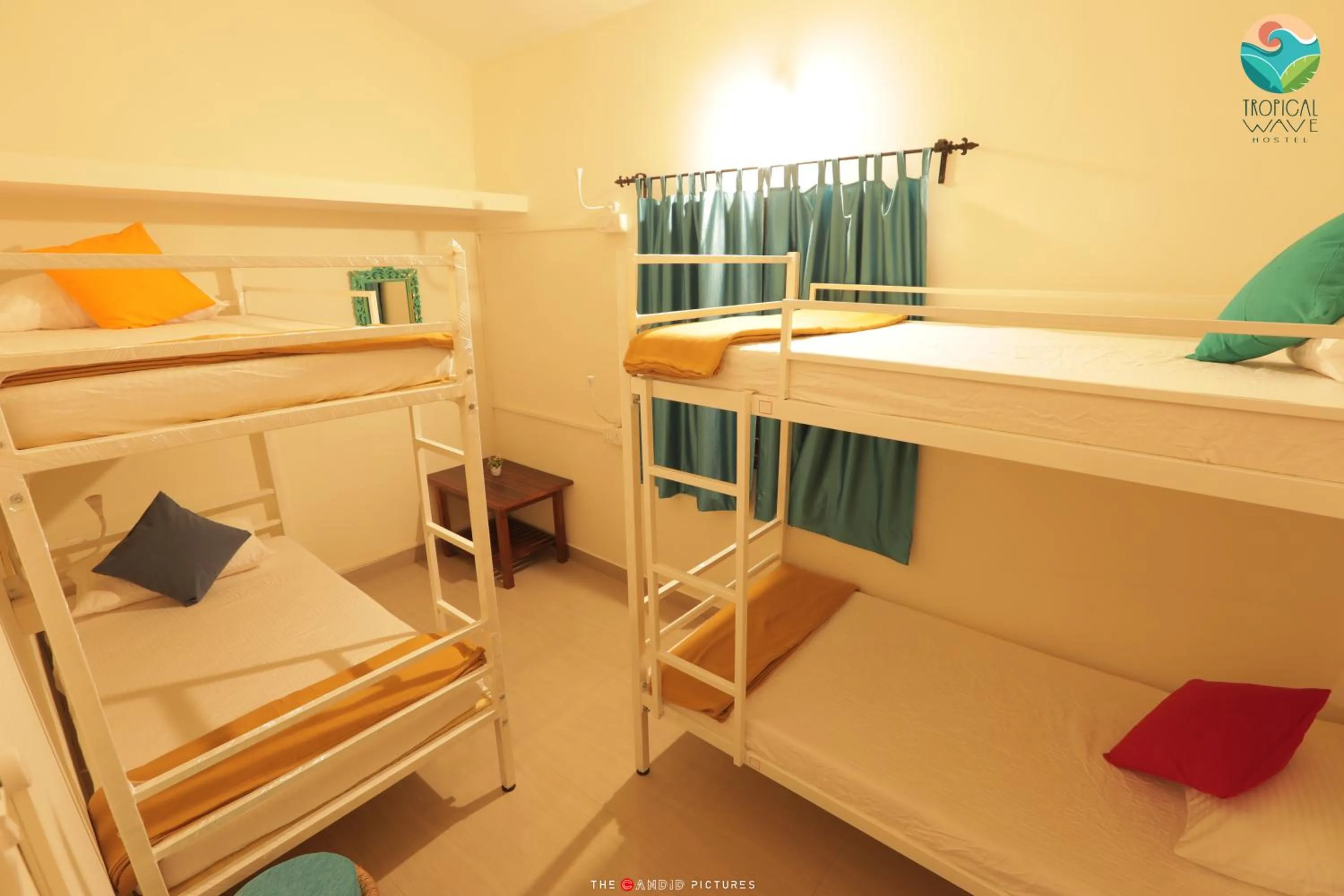 bunk bed, Bed in Tropical Wave Hostel Morjim Goa