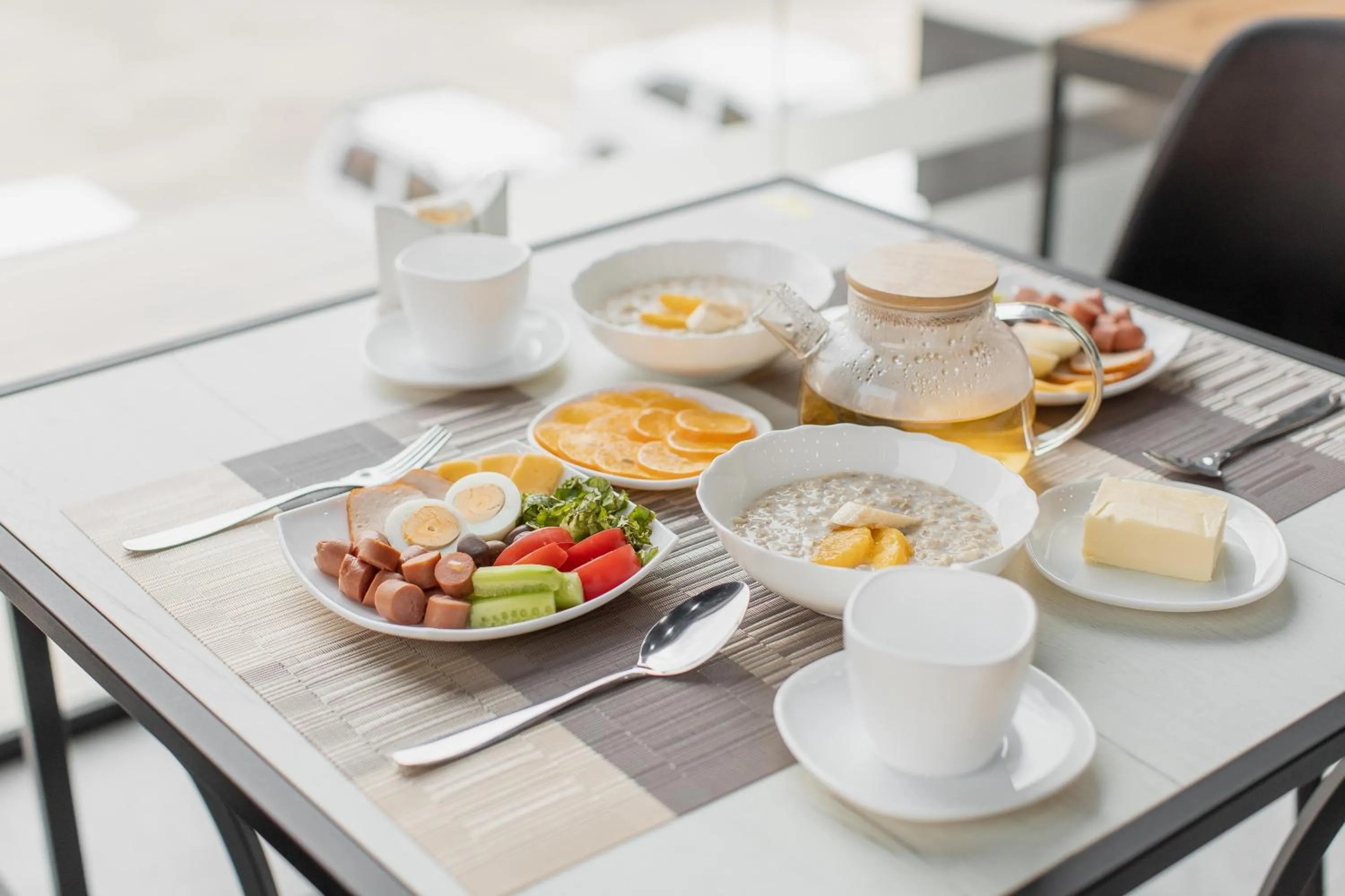 Food and drinks in Safarov's Family Hostel