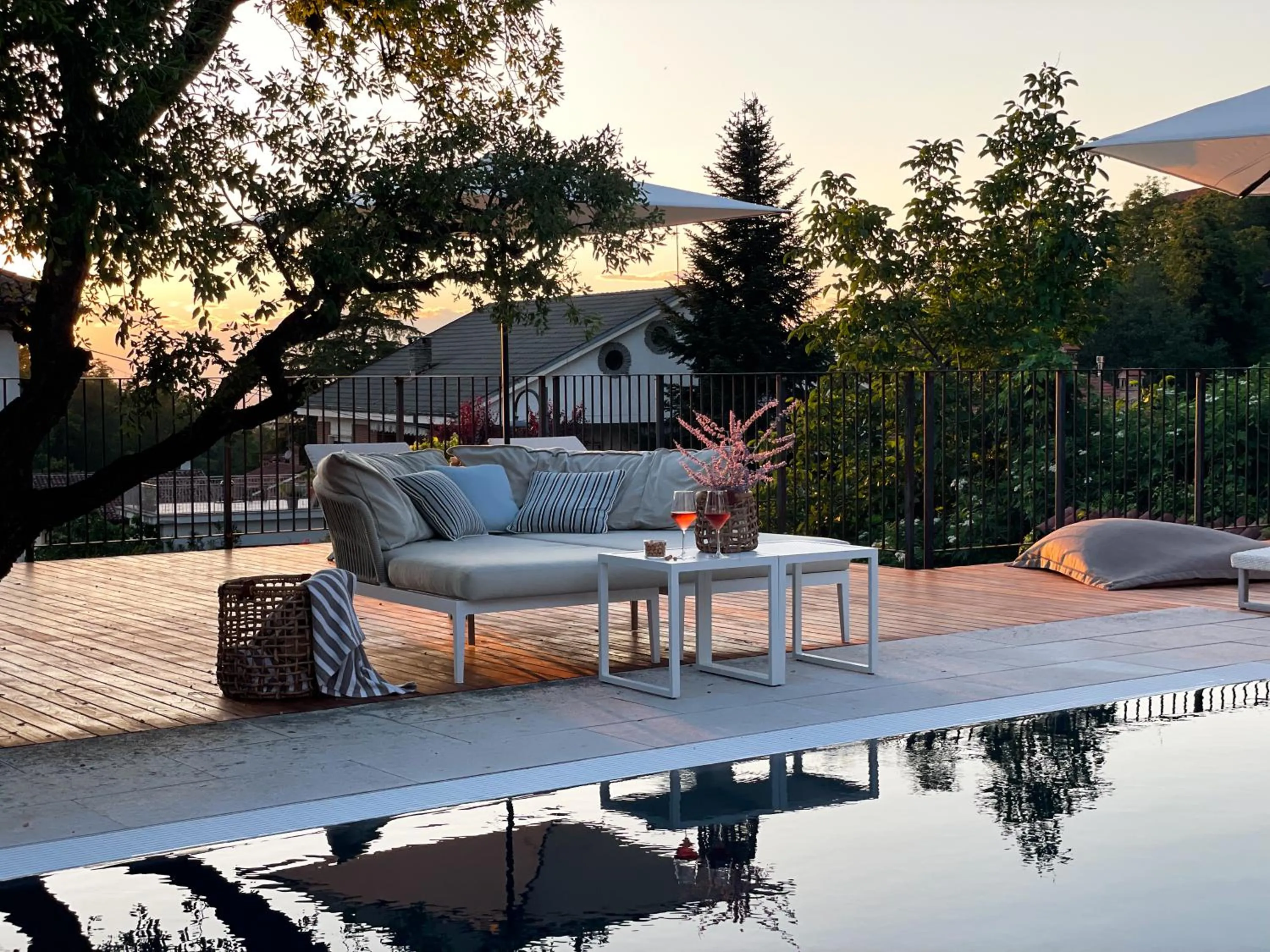 Swimming pool in Corte Gondina Boutique Hotel