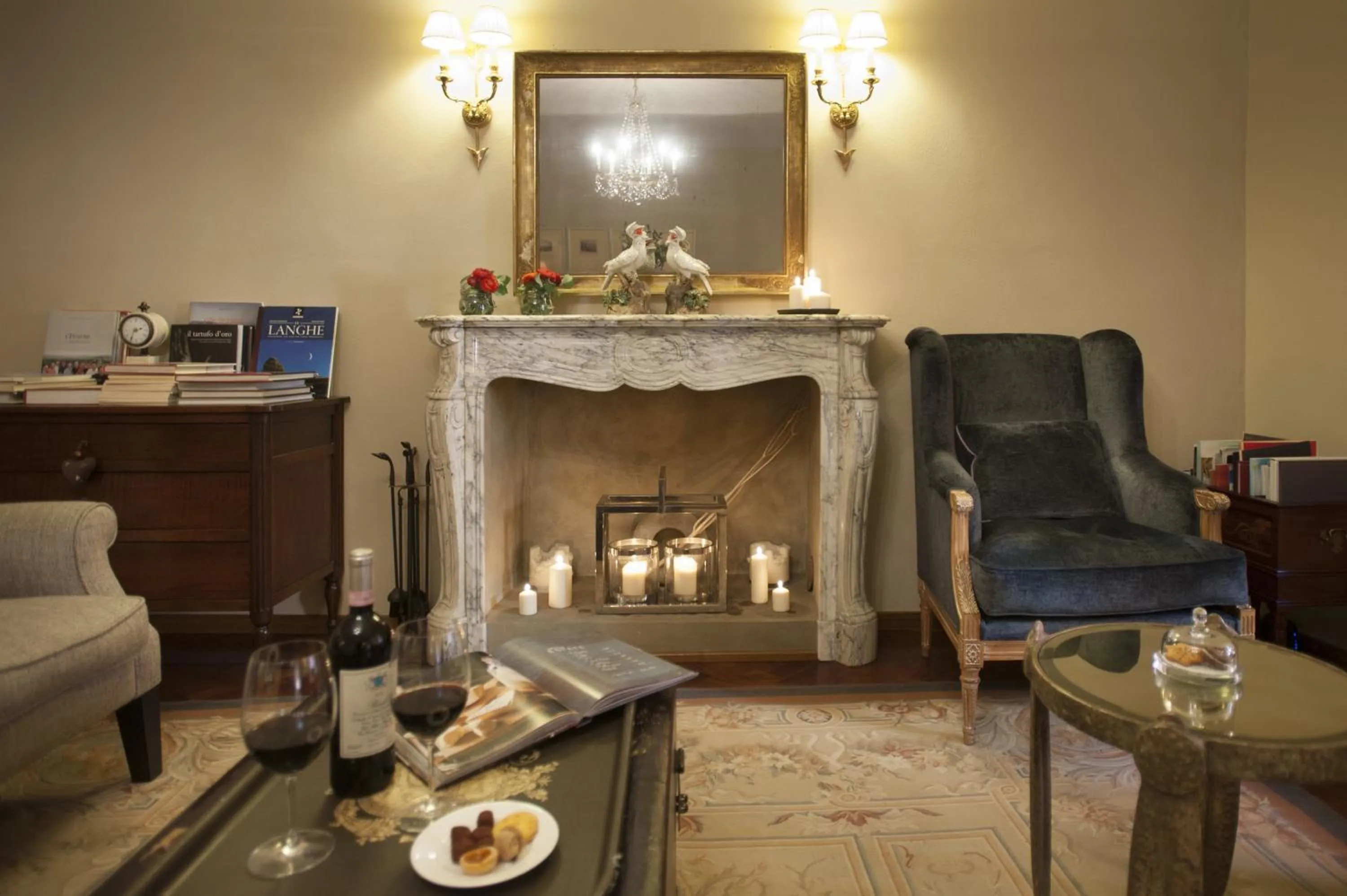 Living room in Corte Gondina Boutique Hotel