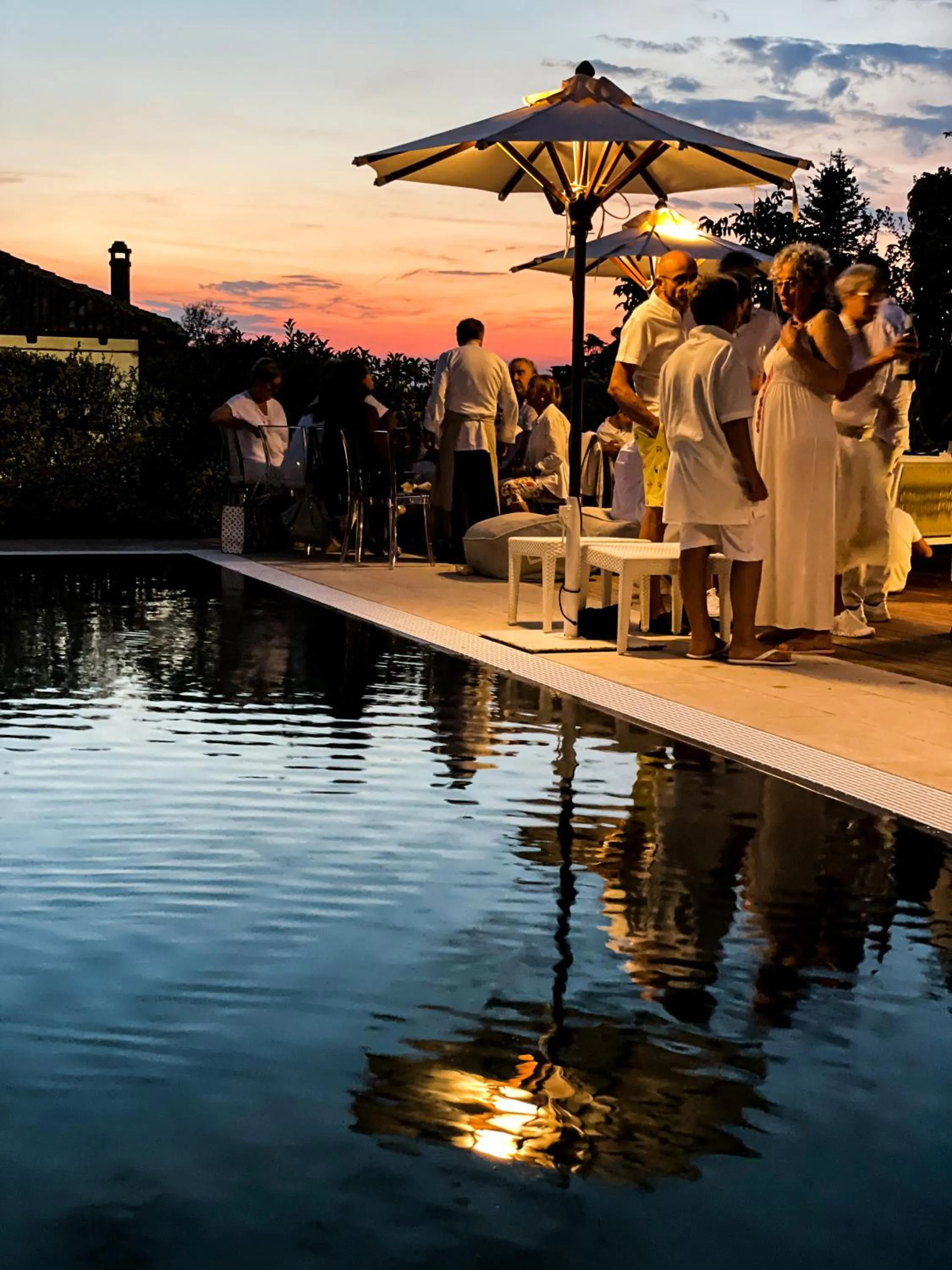 Swimming pool in Corte Gondina Boutique Hotel