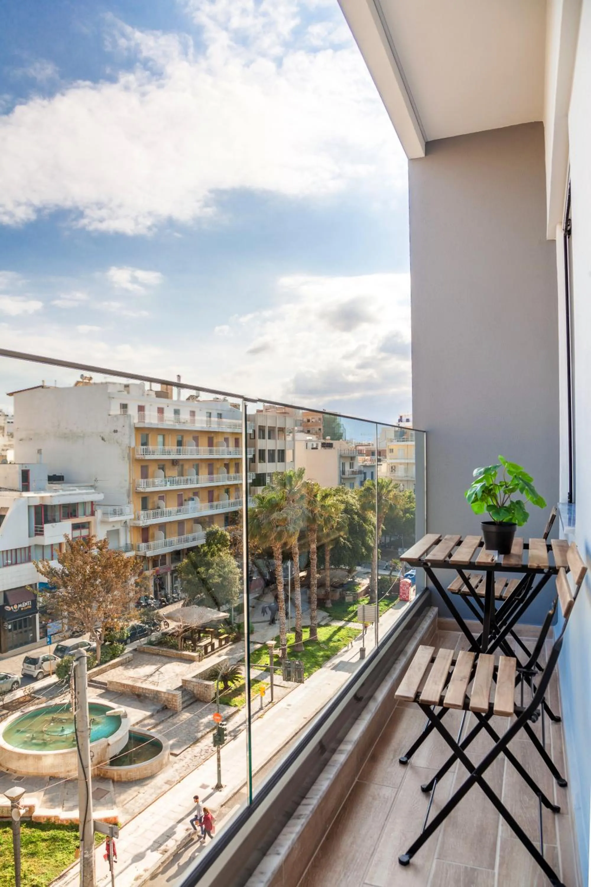 Balcony/Terrace in Raise Kornarou City Stay